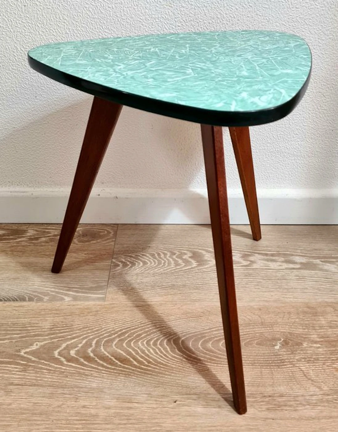 Side table - Wood - Vintage floral shelf