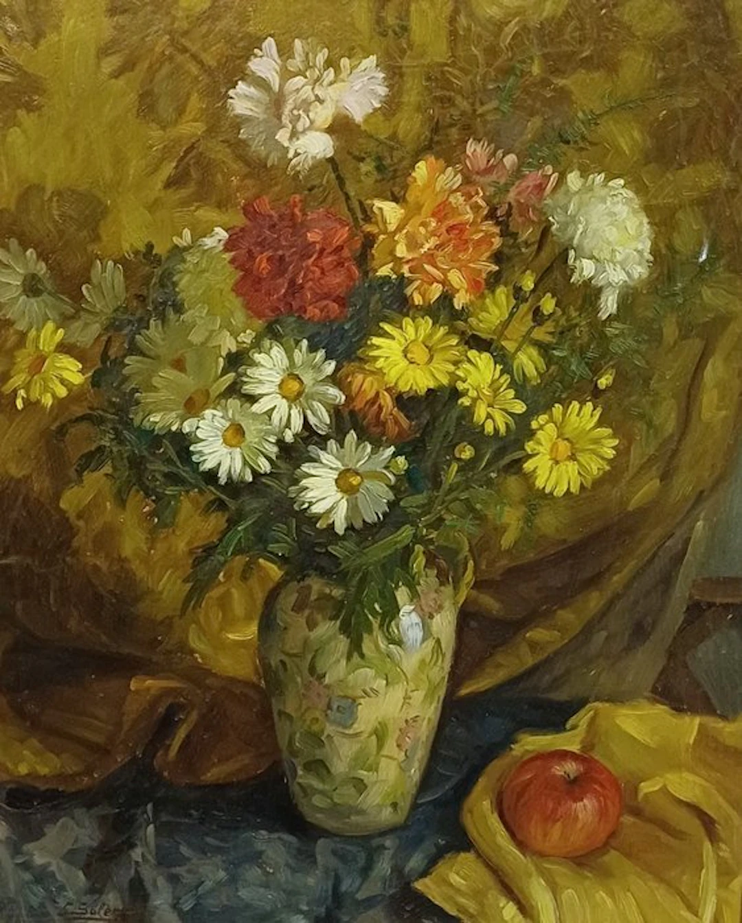 Gabriele Saleri (1927-2014) - Vaso con fiori