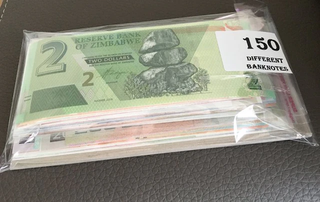 World. - 150 Different banknotes - various dates (No reserve price)
