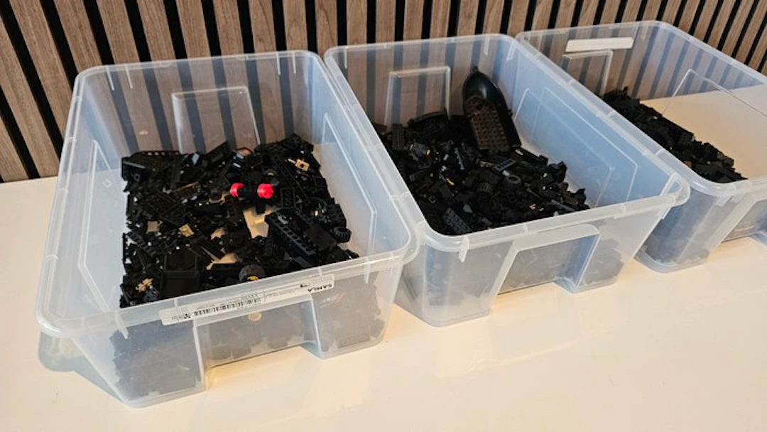 LEGO Pieces - 1000 Pieces - Zwart