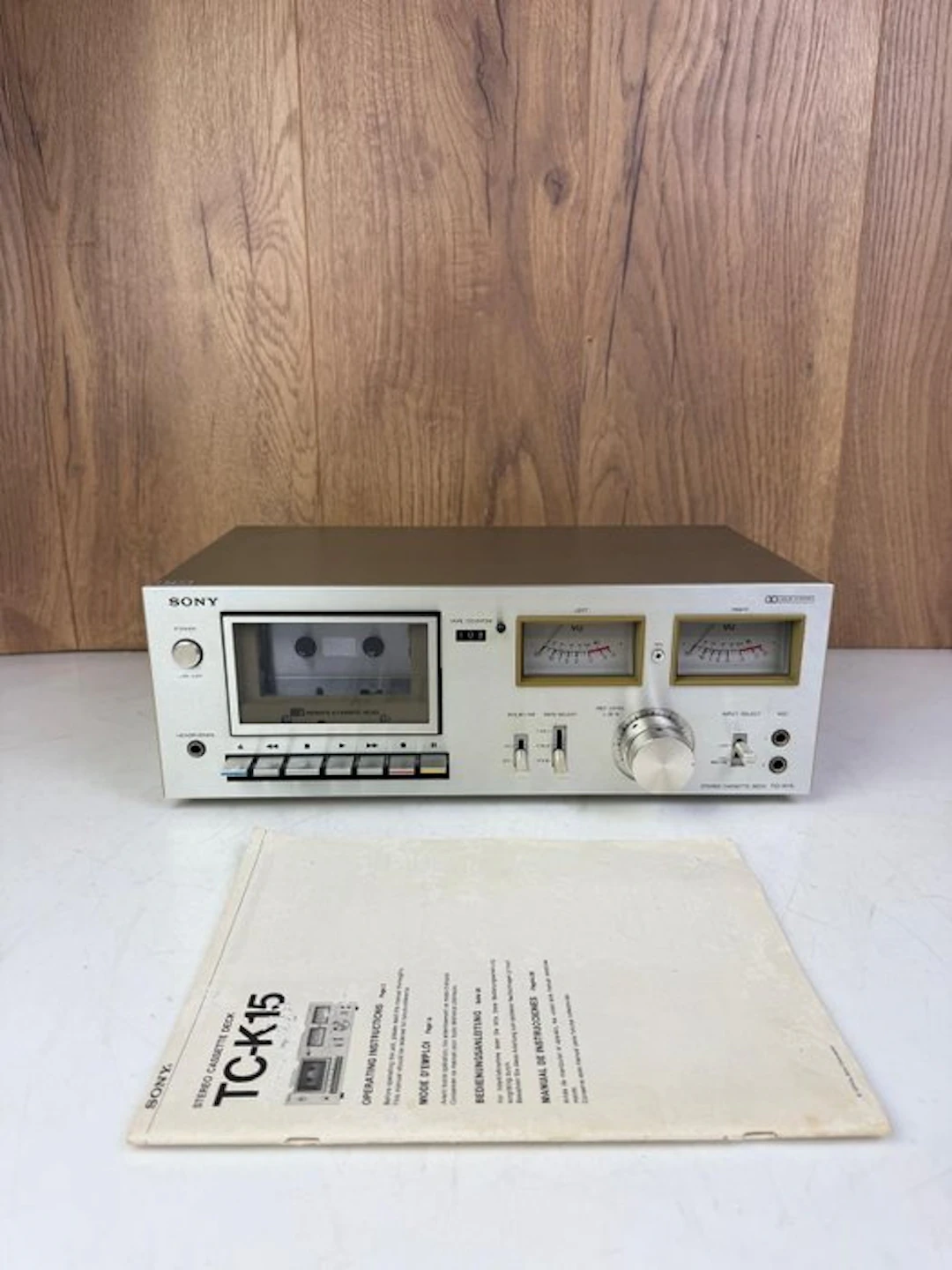 Sony - TC-K15 Audio-cassette deck