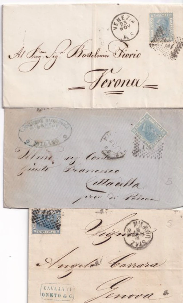 Italy Kingdom - Lot 22 mailed envelopes, Kingdom of Italy.