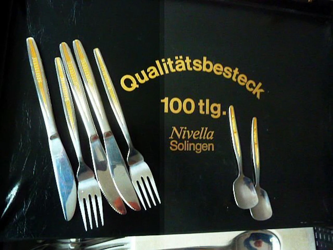 Solingen Bestecke - Cutlery set for 12 (100) - Stainless...