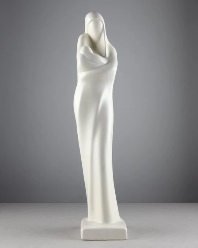 Villeroy & Boch - R. Daemen - Statuette, Maternité - 37 cm - Porcelain - 1935