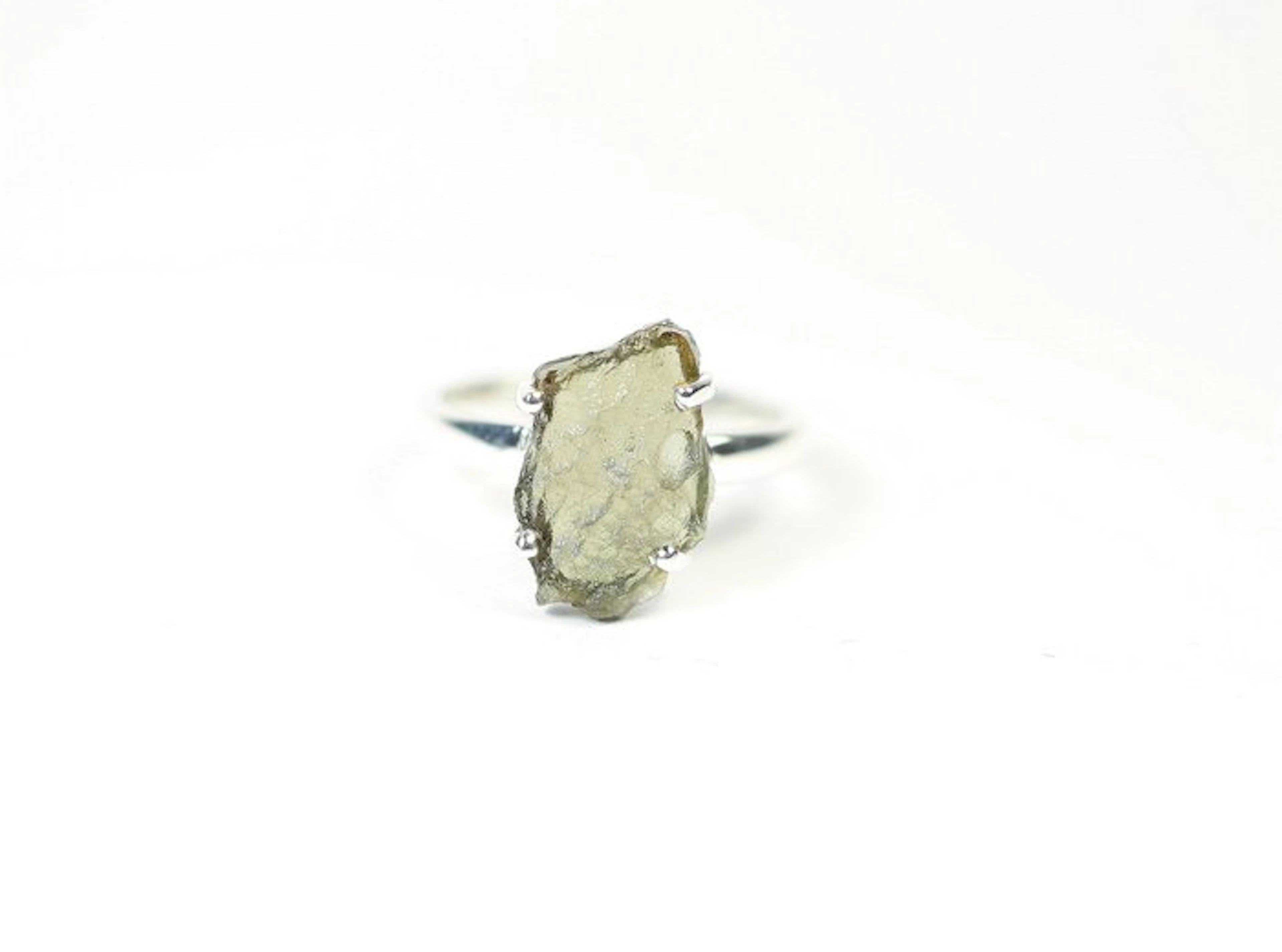 Ring Moldavite / new - 2.74 g - (1)