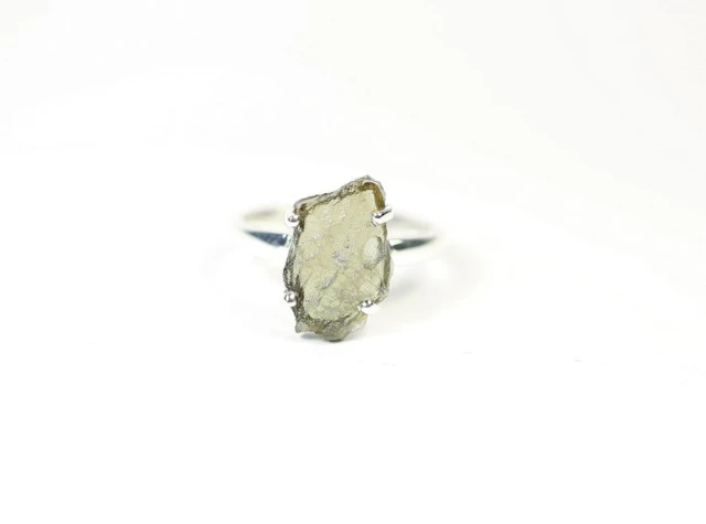 Ring Moldavite / new - 2.74 g - (1)