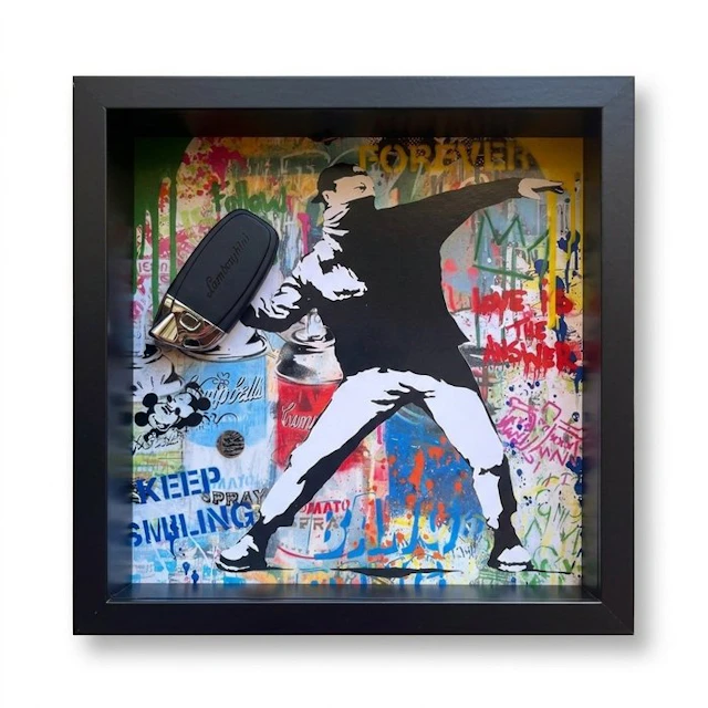 Artwork - Lamborghini - BANKSY THROWER - 2024
