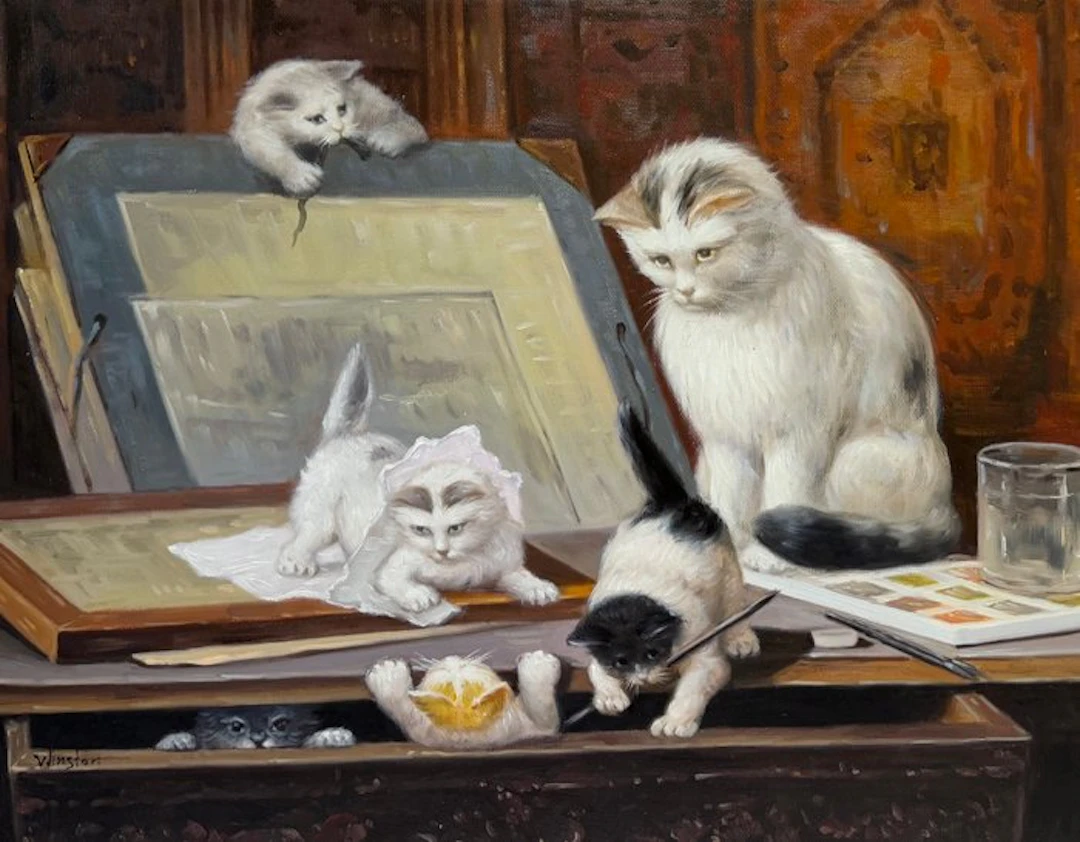 N. Winston (XX-XXI) - Les Chatons Artistes – Atelier...