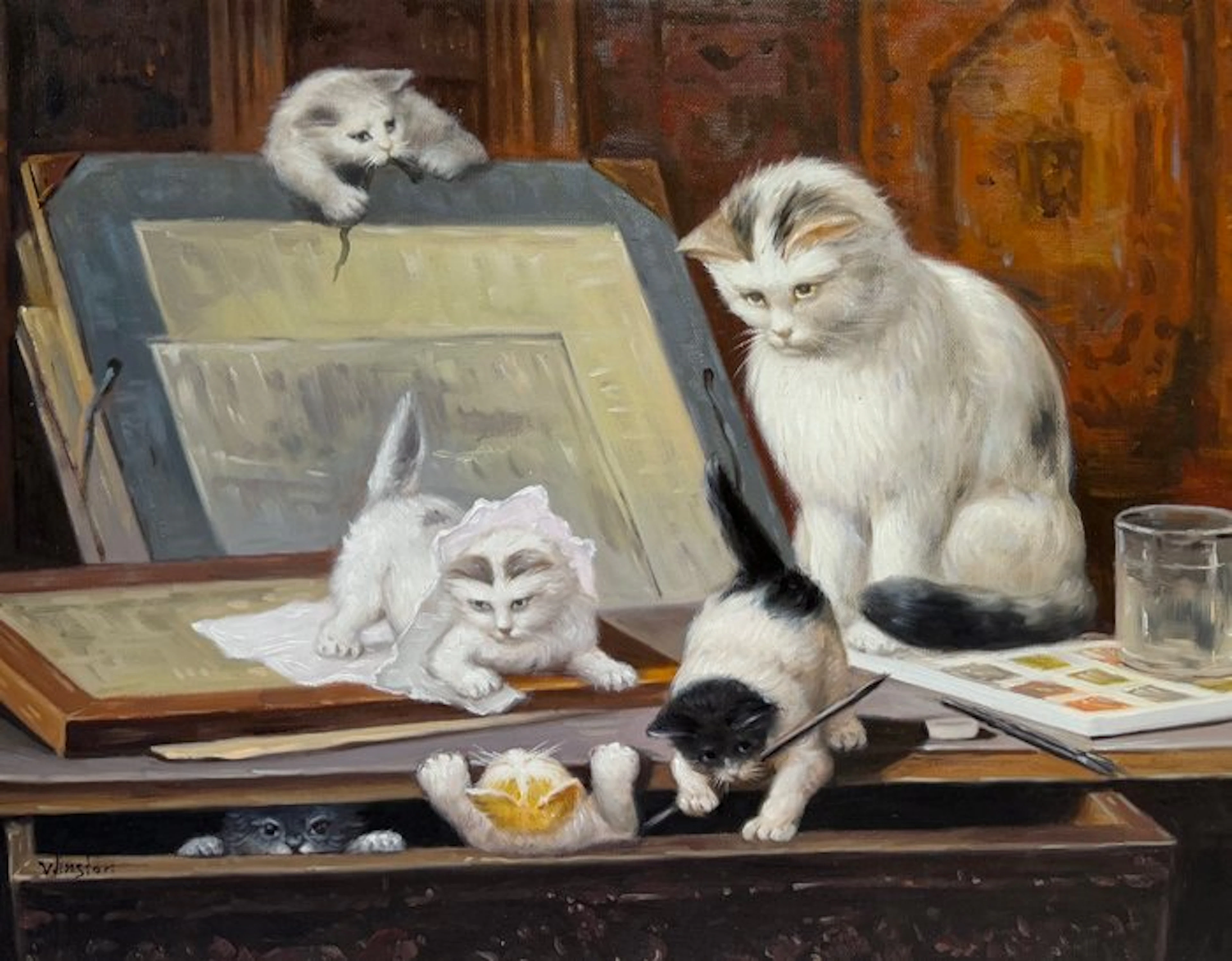 N. Winston (XX-XXI) - Les Chatons Artistes – Atelier...