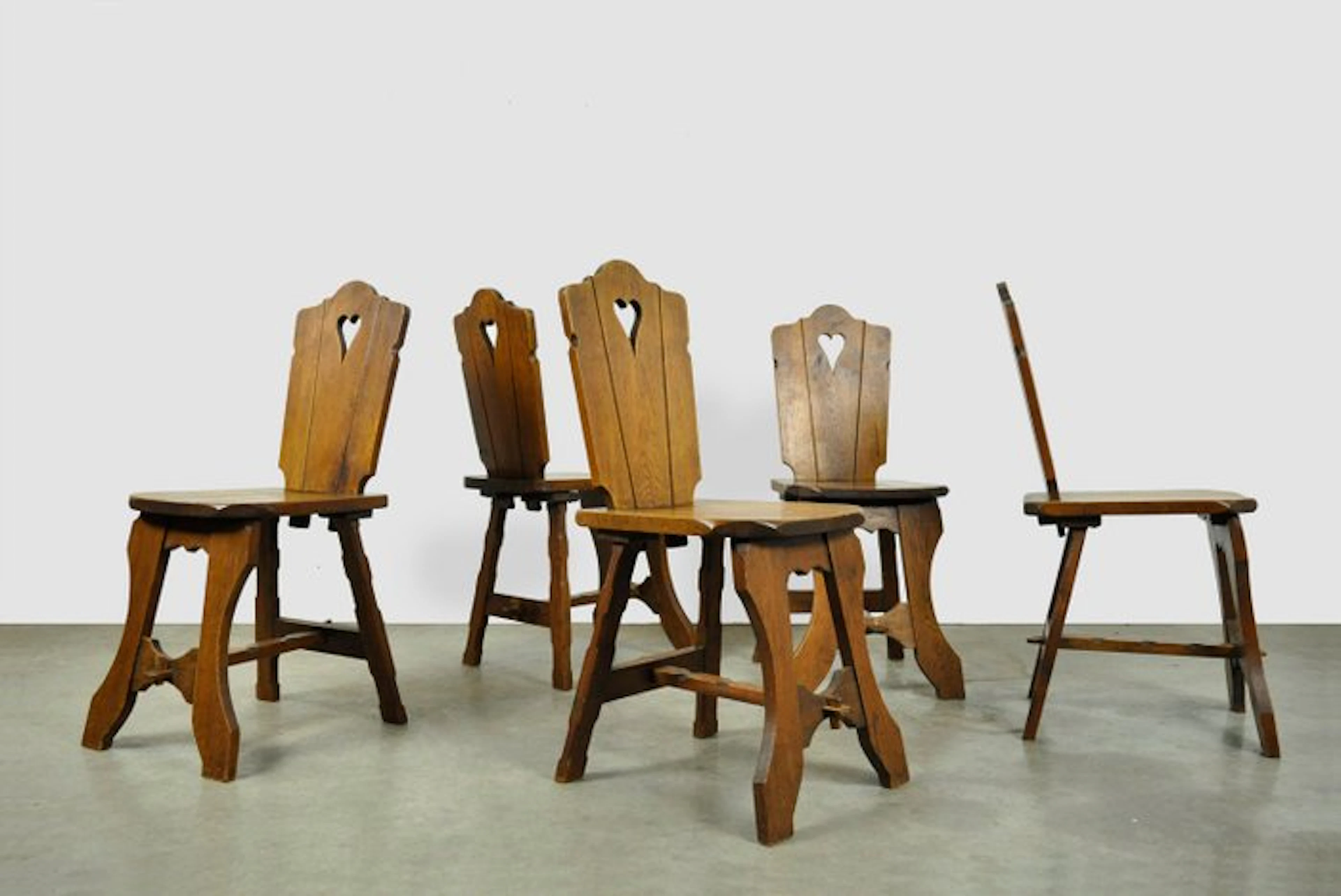 Chair (5) - Oak - brutalist farmhouse