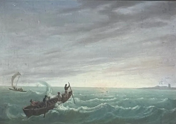 Giovanni Battista Dell'Acqua (1788-1868) - Mare in Tempesta