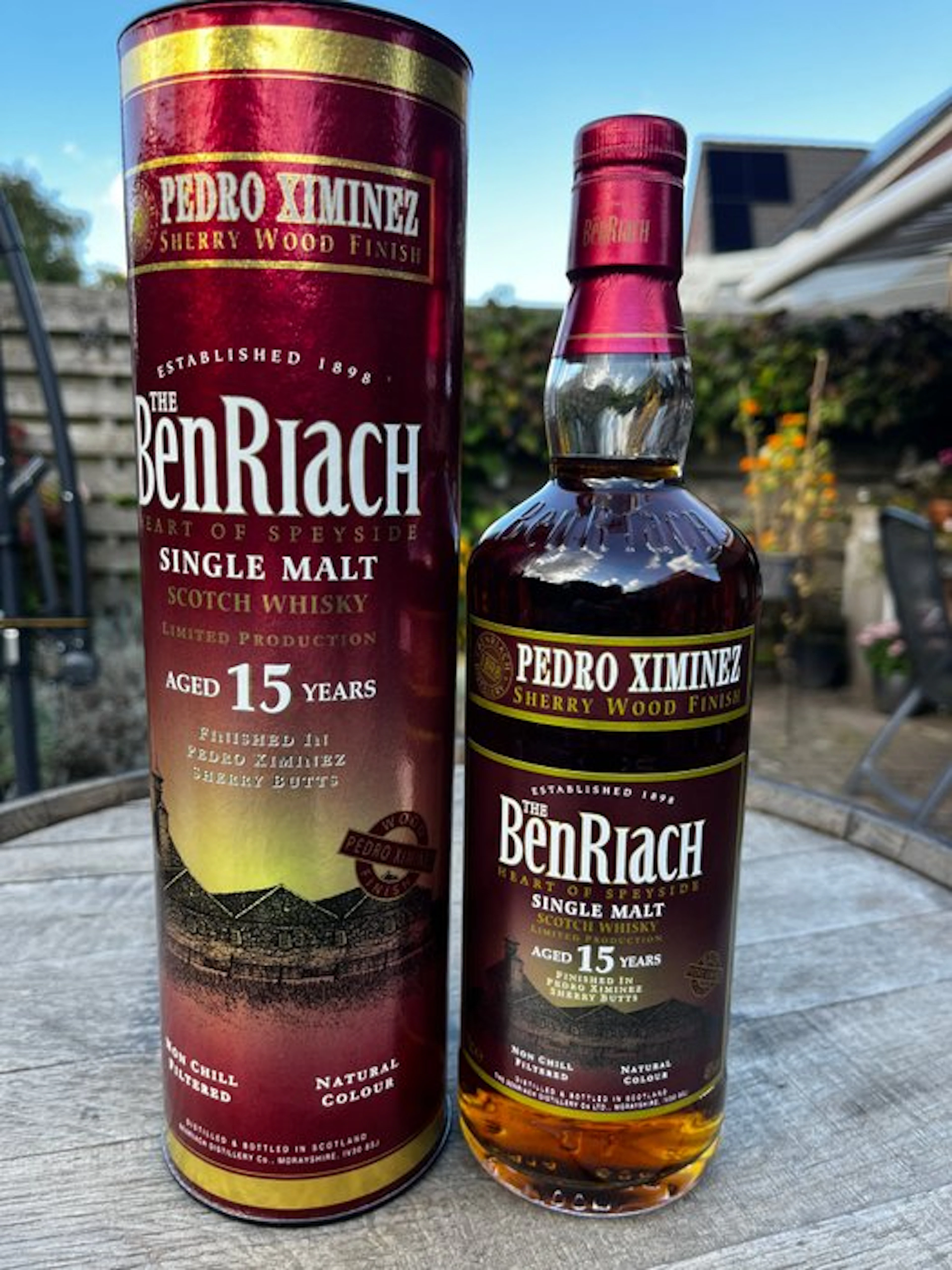 Benriach 15 years old Pedro Ximinez - Sherry Wood Finish - b. 2011 - 700ml