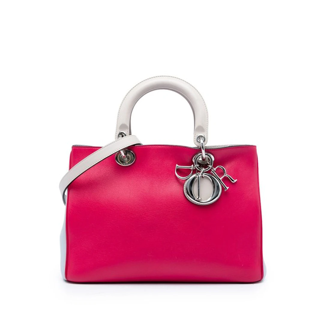 Christian Dior - Medium Tricolor Calfskin Diorissimo Tote - Bag
