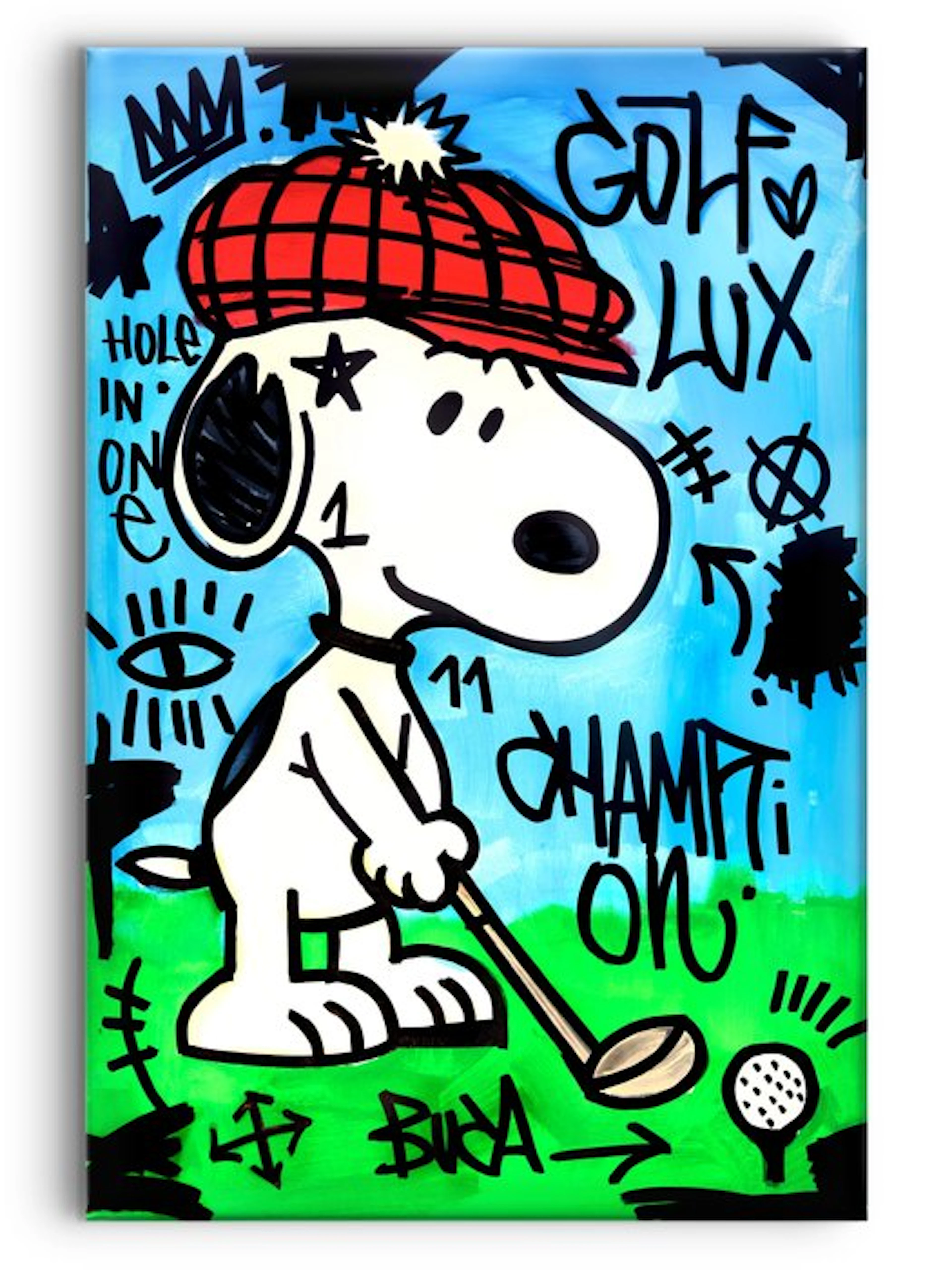 LACRISS (1990) - Snoopy Golf Lux Club + Day Off - Original Paint 100% - XL