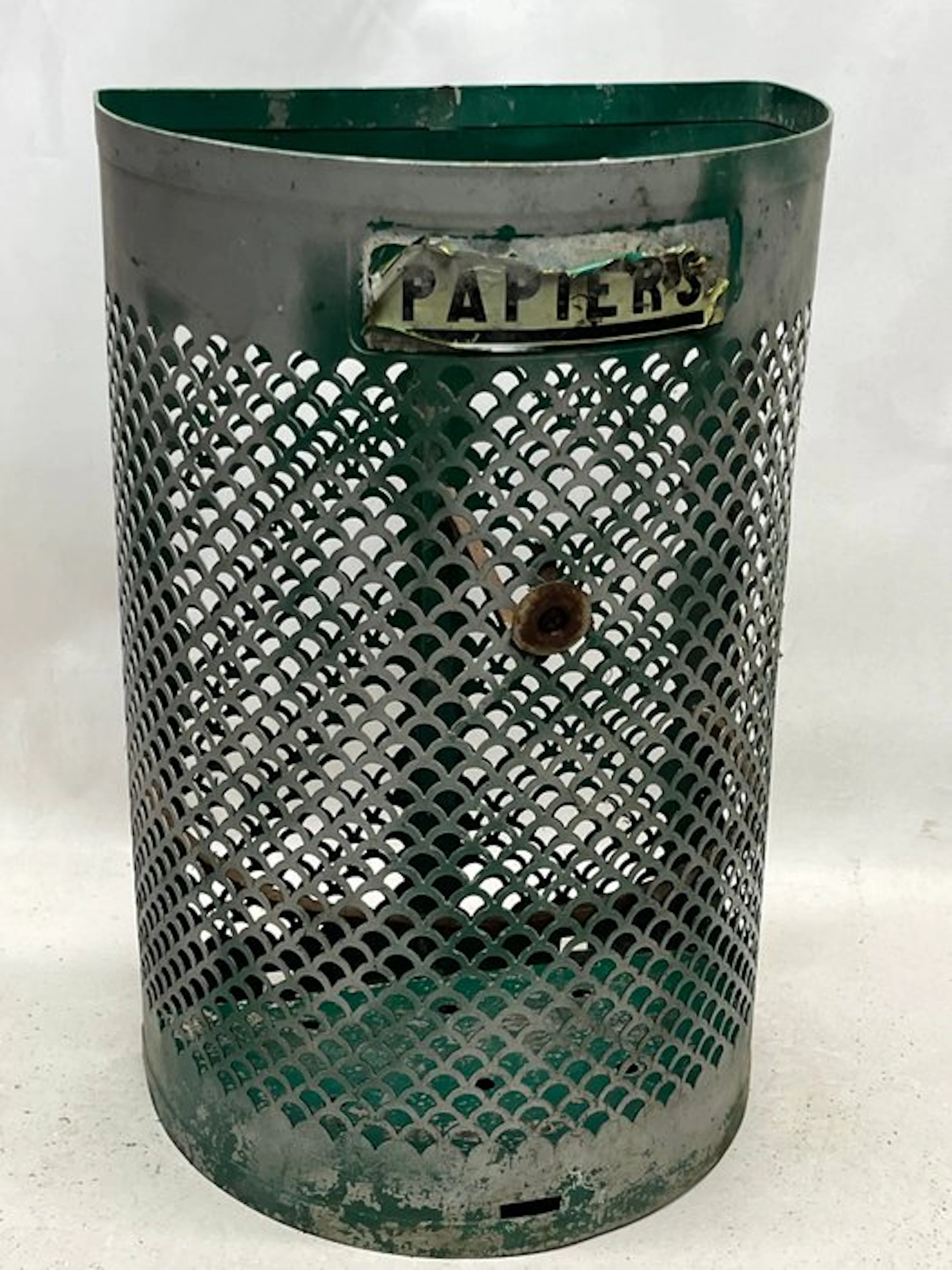 Basket - Wrought iron - paper bin from Paris