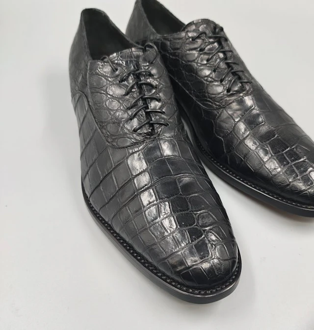Raparo-UK11-Crocodile Oxfords-No minimum! - Lace-up shoes...