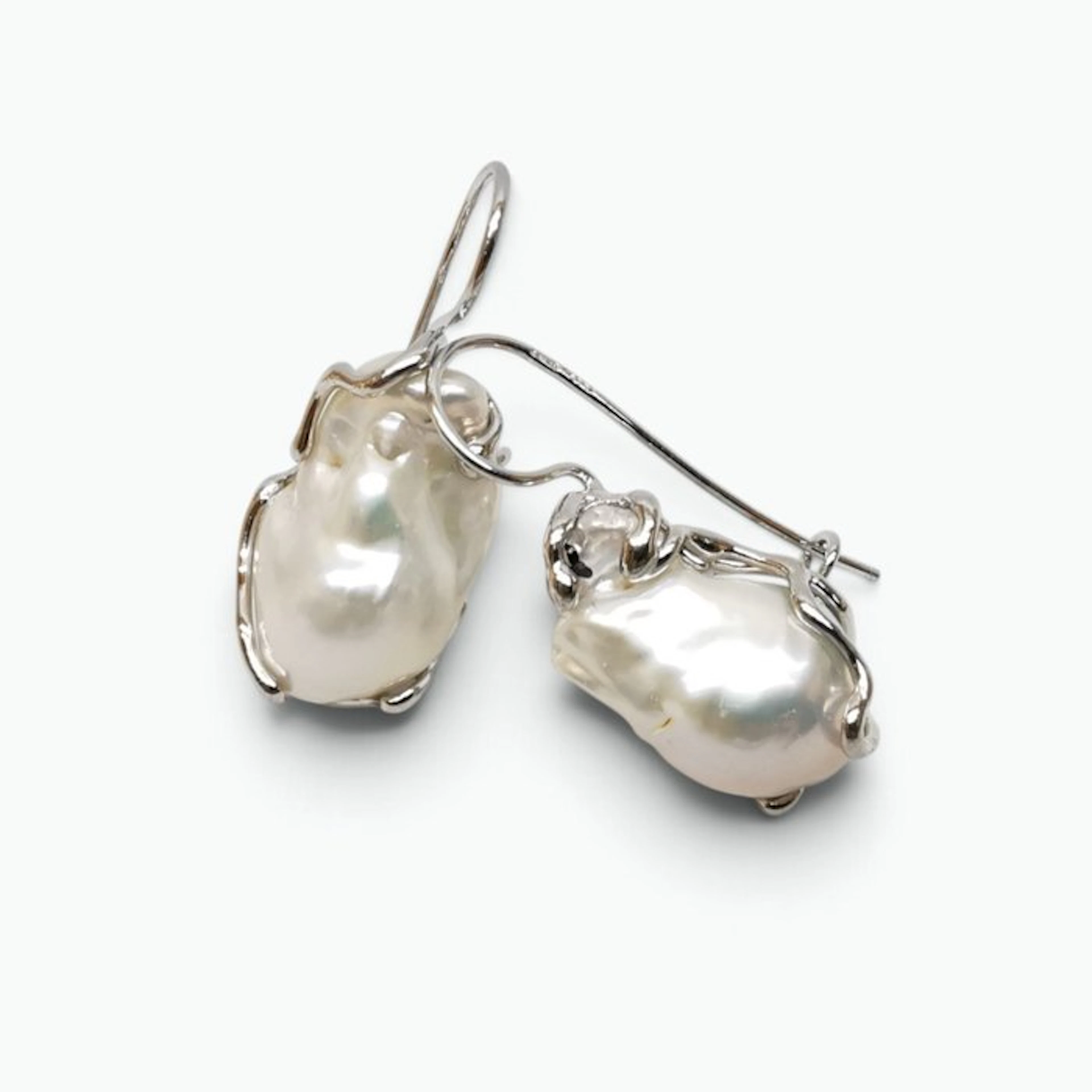 Pearl - Sterling Silver 925 - Earrings - Italian craftsmanship