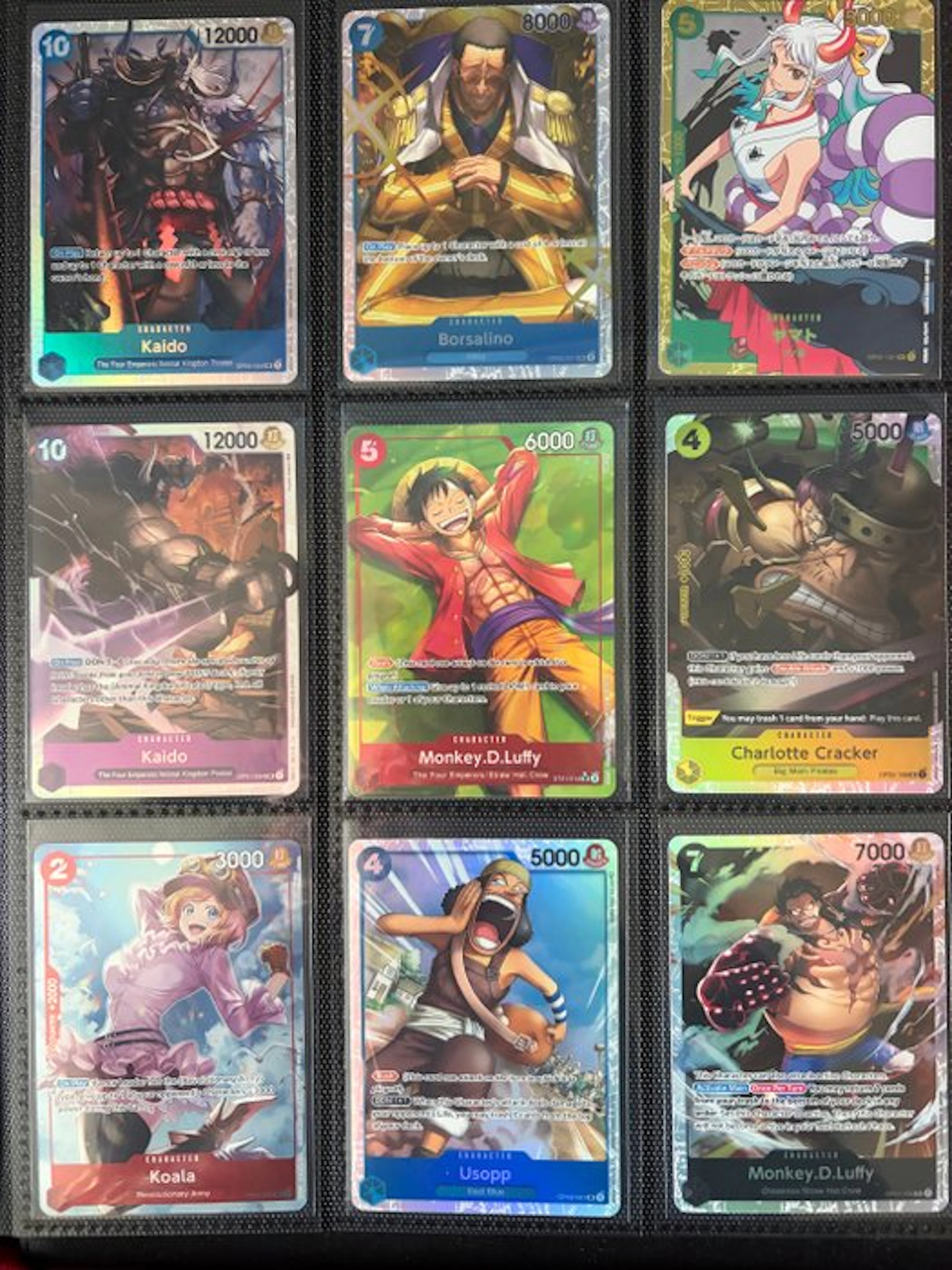 Bandai - 9 Card - One Piece - Monkey D. Luffy