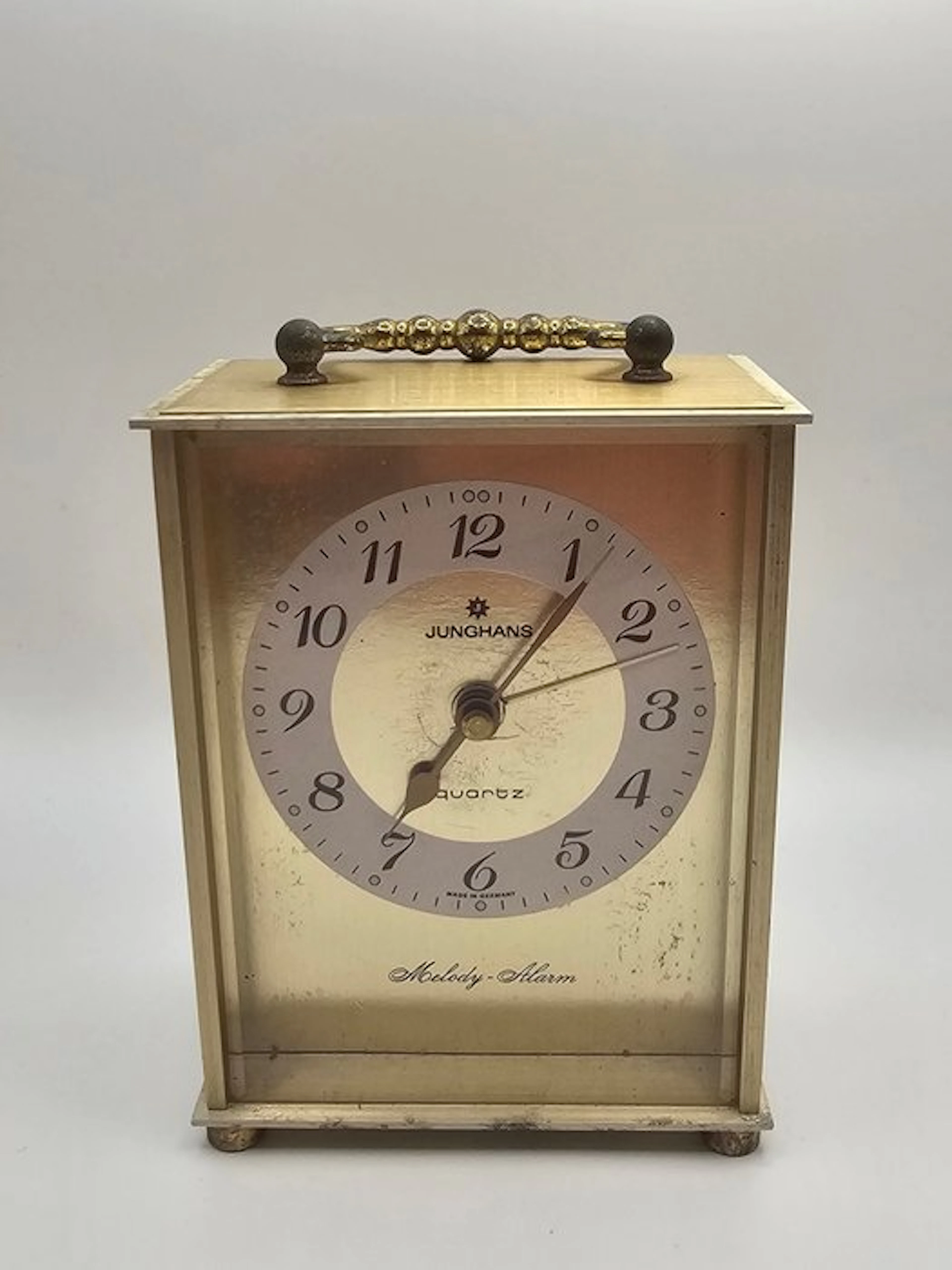Clock - Junghans - Metal - 1970-1980 - JUNGHANS table clock