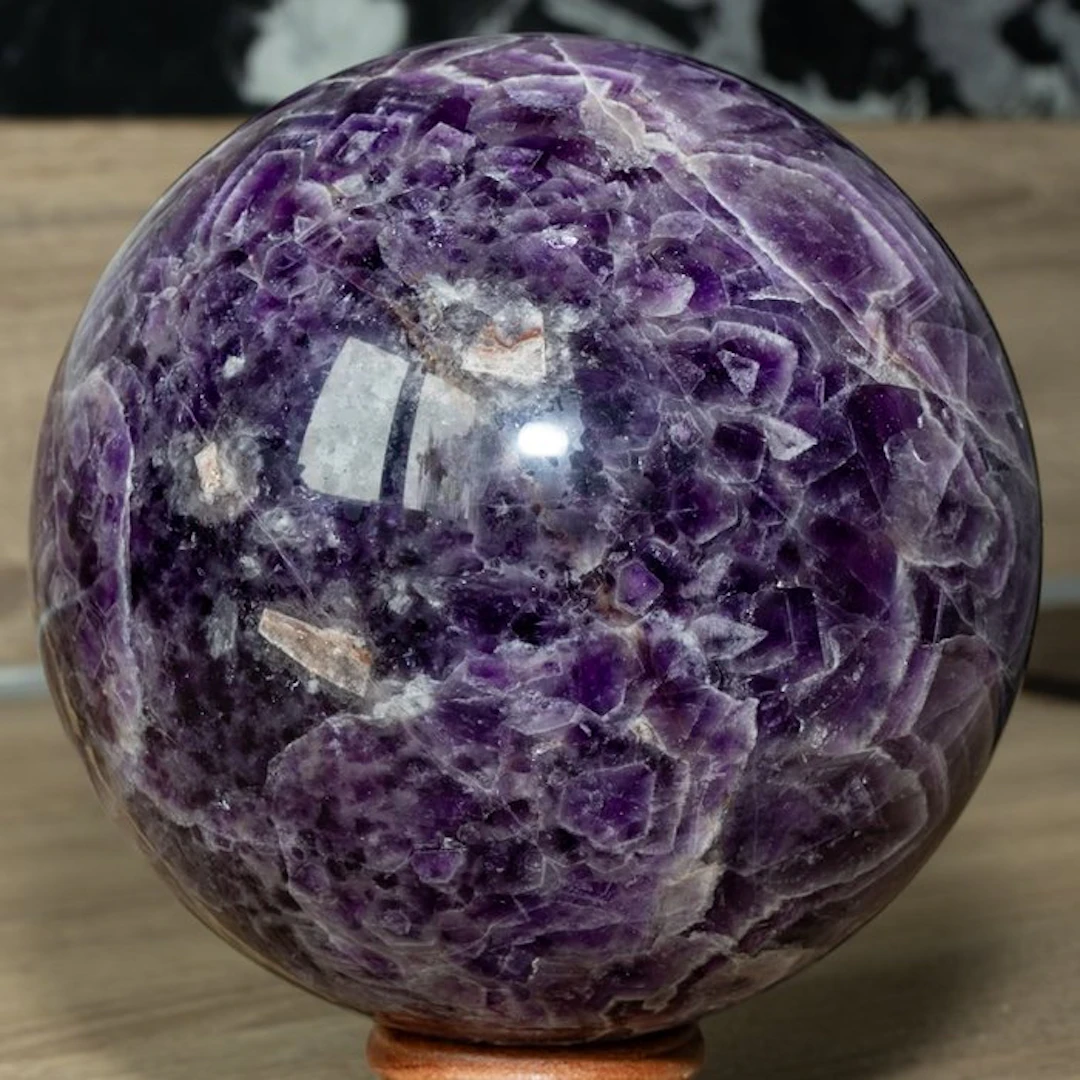 Amethyst Fine Polished Amethyst Sphere - Height: 11.7 cm...