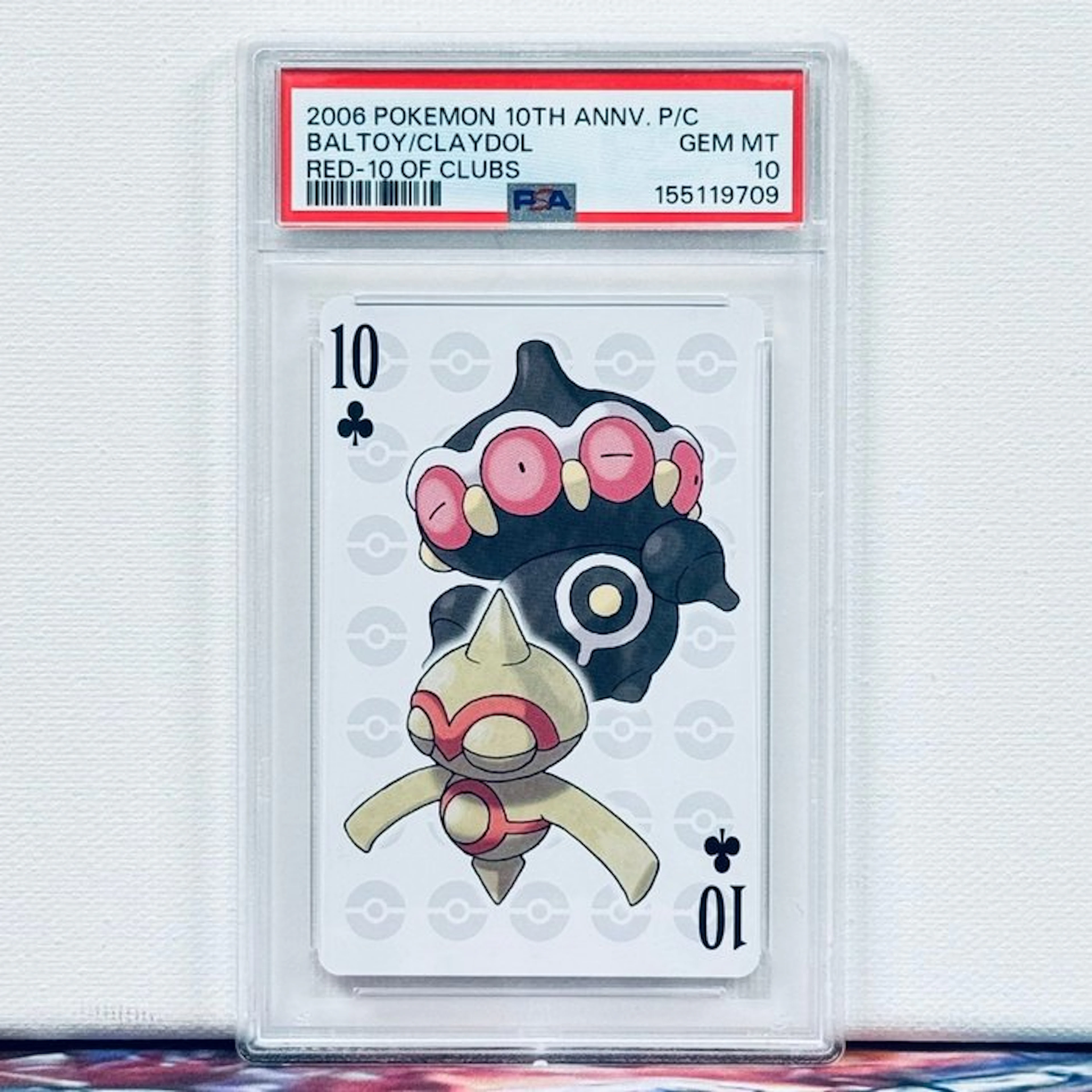Pokémon Graded card - Baltoy/Claydol 2006 Pokemon 10th Annv