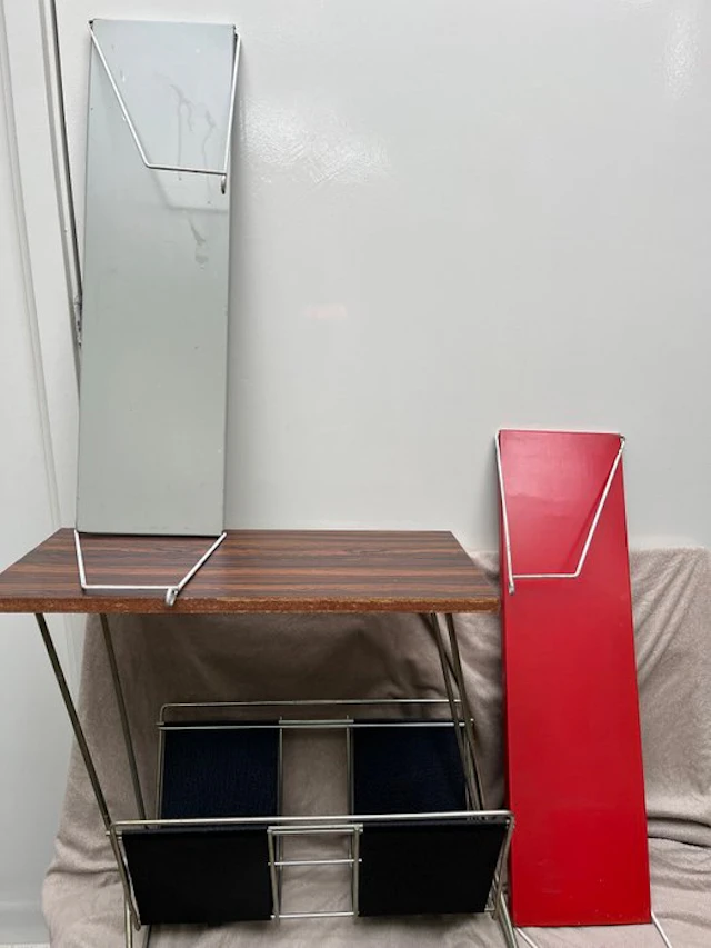 Pilastro - Tjerk Reijenga - Wall shelf unit (7) - Chromium - Space age set