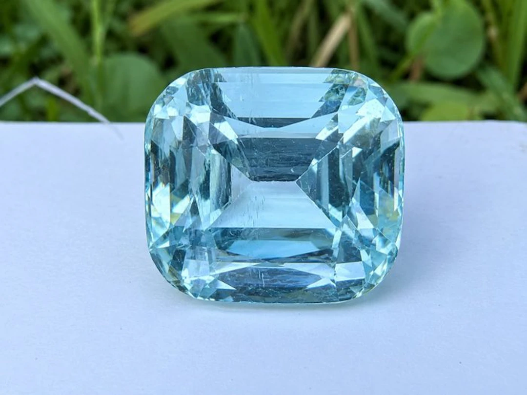No reserve price - 1 pcs Aquamarine - 9.82 ct - Antwerp...
