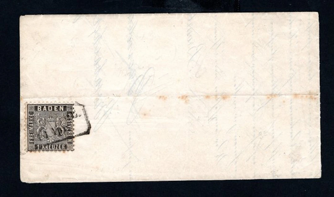 Baden 1864 - 1864 "CARLSRUHE 14 Apr."