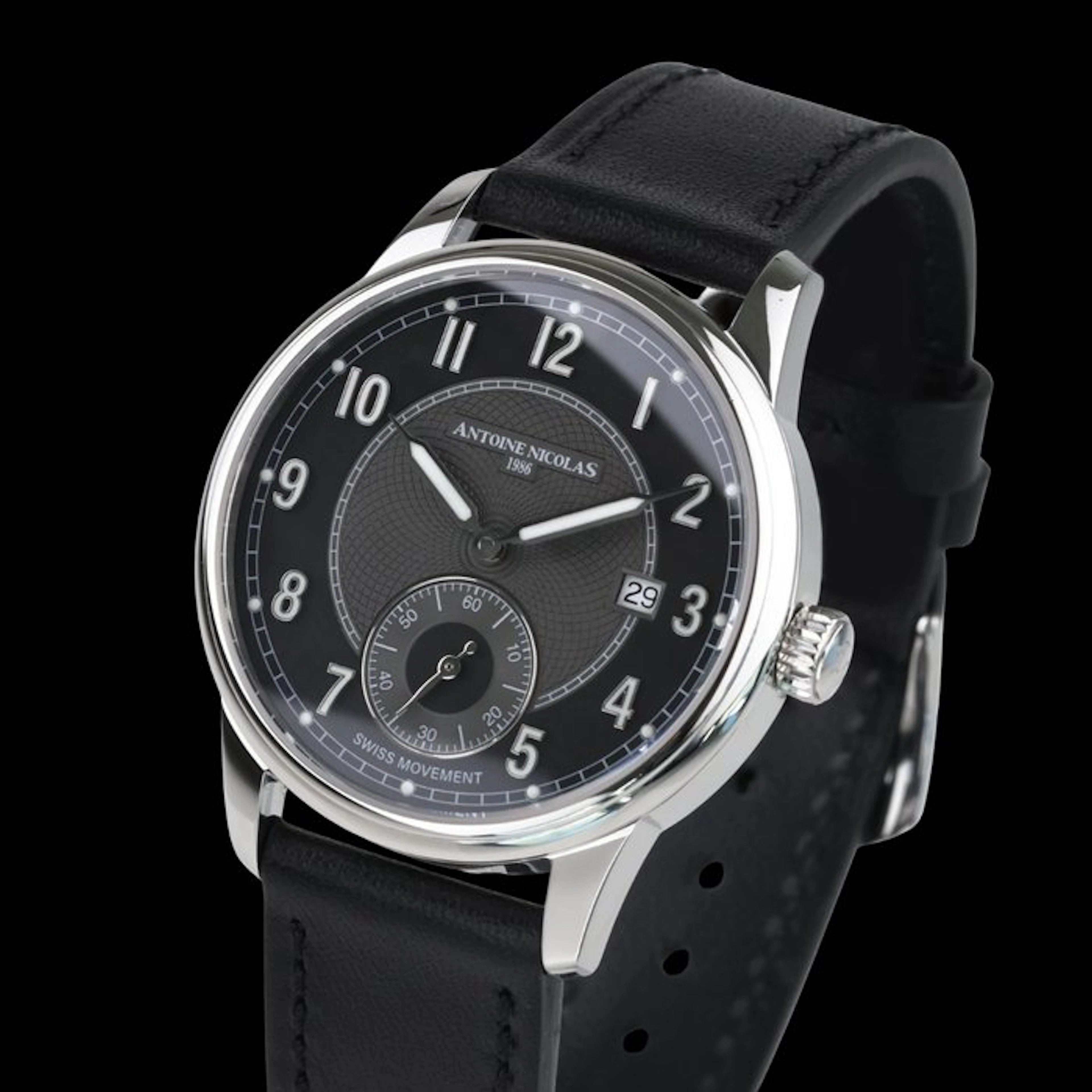 Antoine Nicolas 1986 - Londra "Swiss automatic movement"...