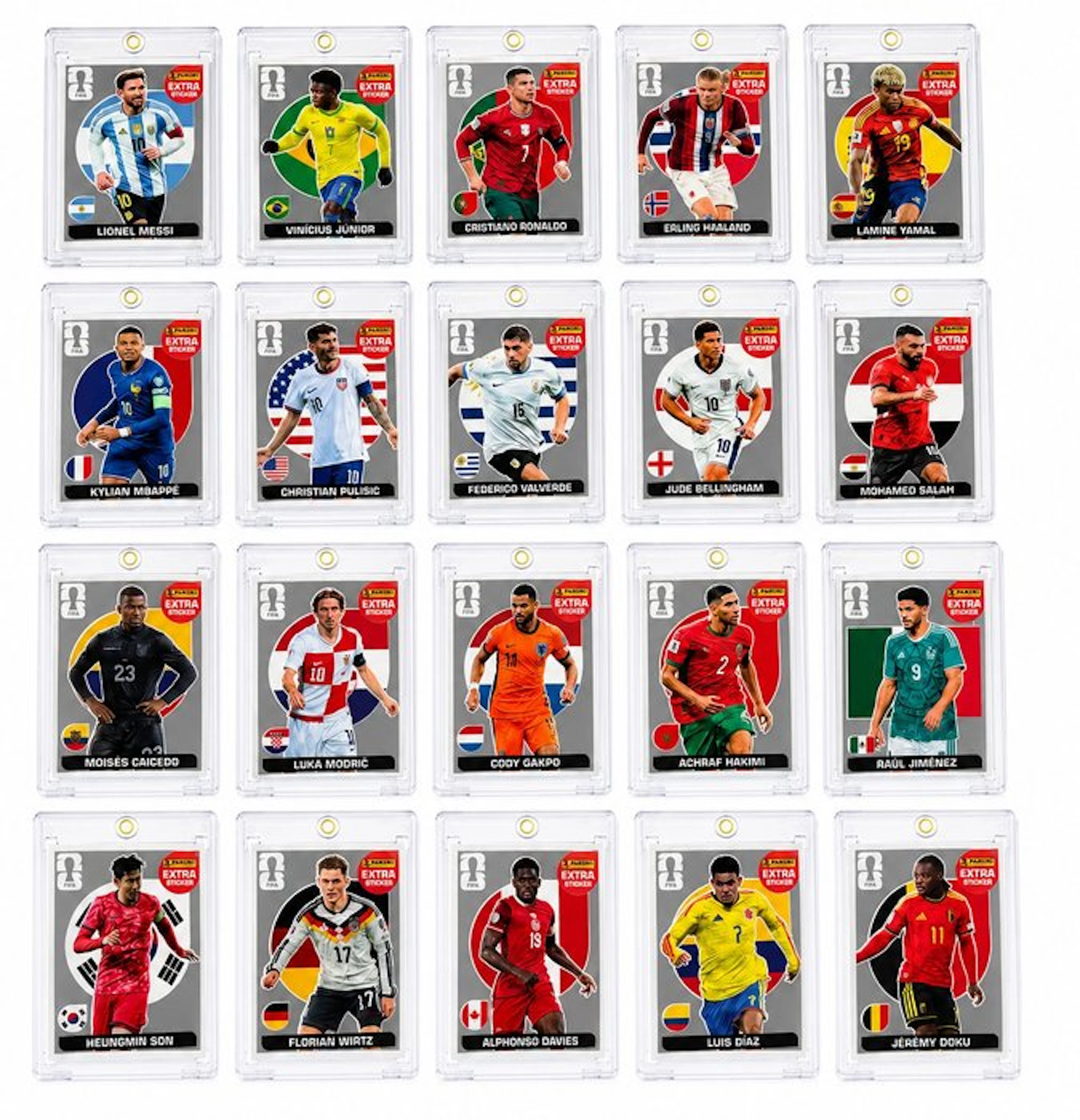 2026 Panini World Cup Extra Sticker Silver Set Lionel Messi