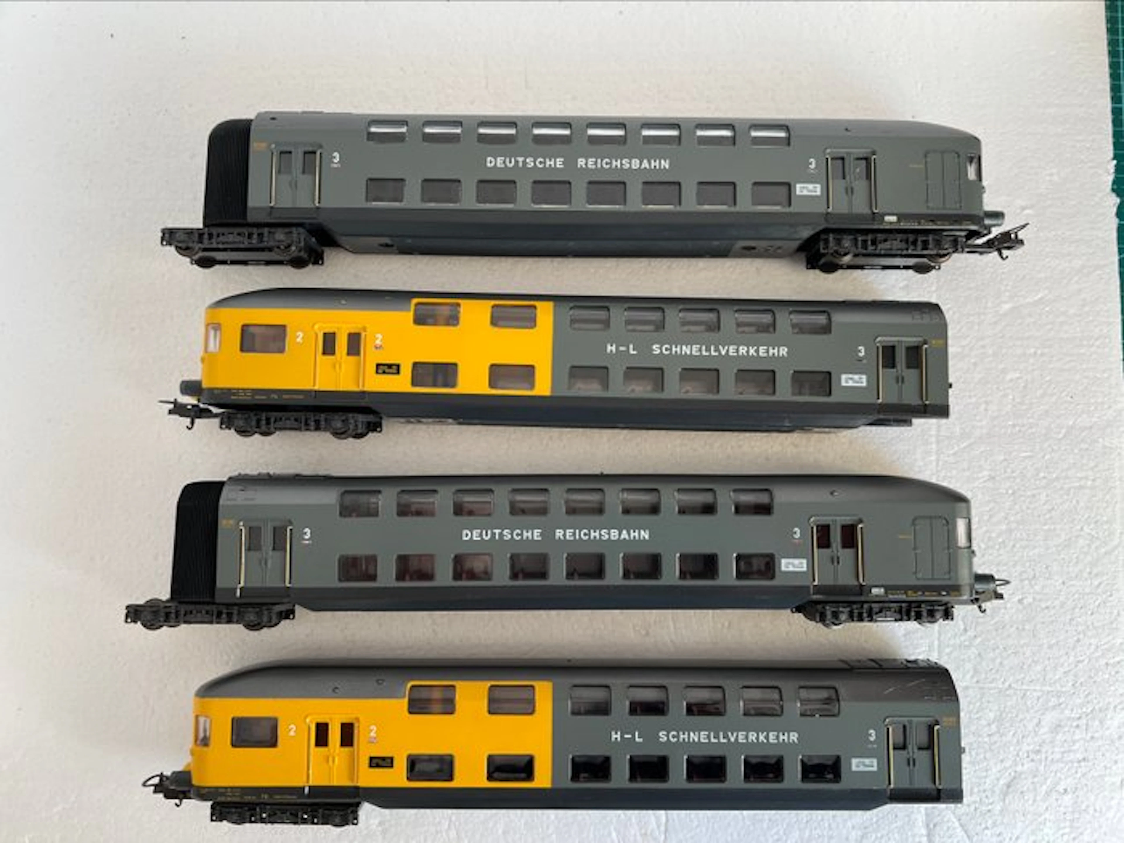 Lima H0 - Model train wagon (4) - 2 x Duo double-deck...