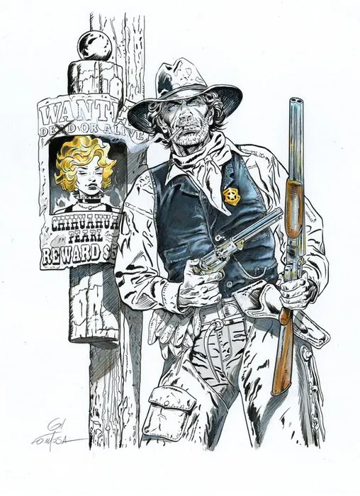 Formosa, Gil - 1 Original colour drawing - Marshall Blueberry - Blueberry