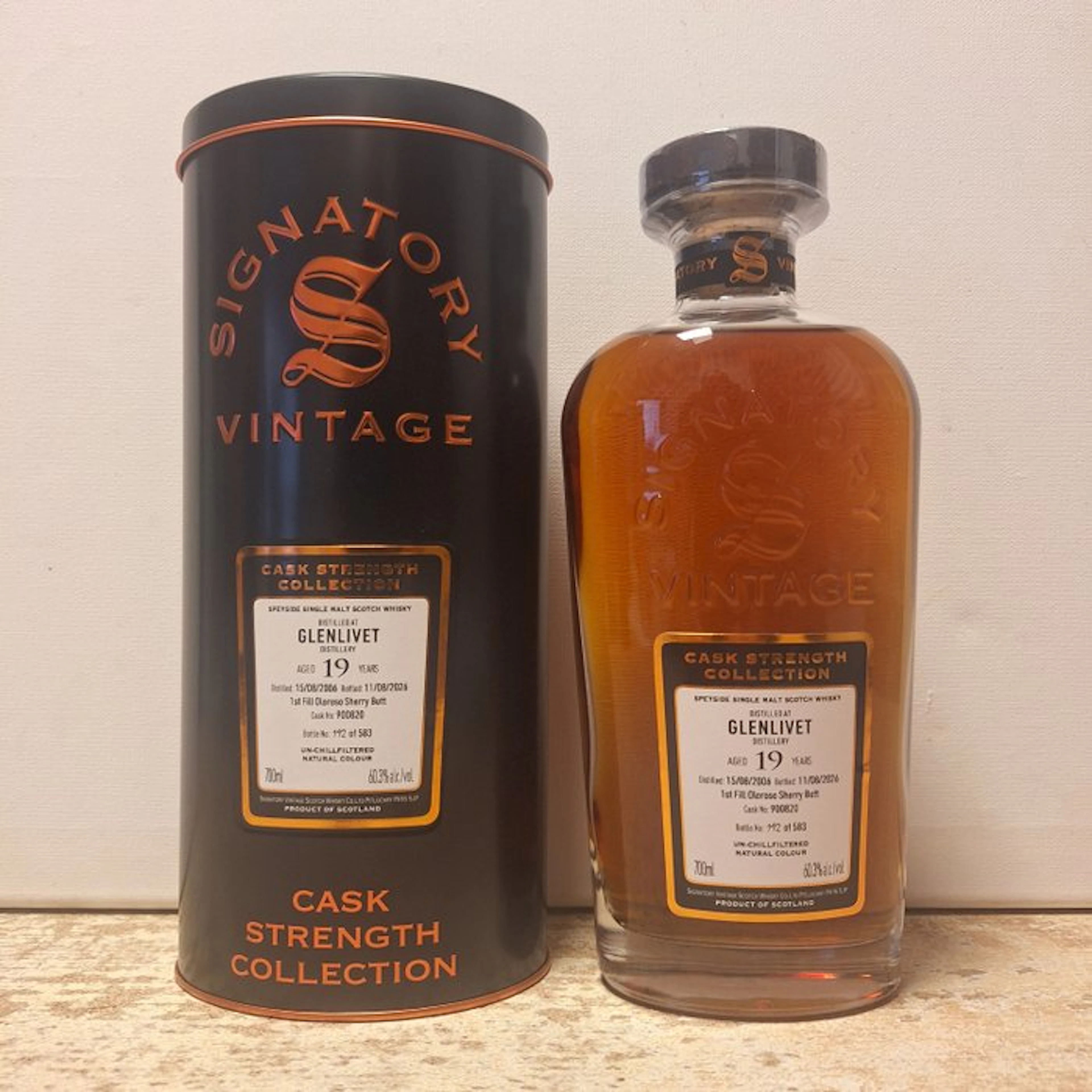 Glenlivet 2006 19 years old Cask Strength Collection...