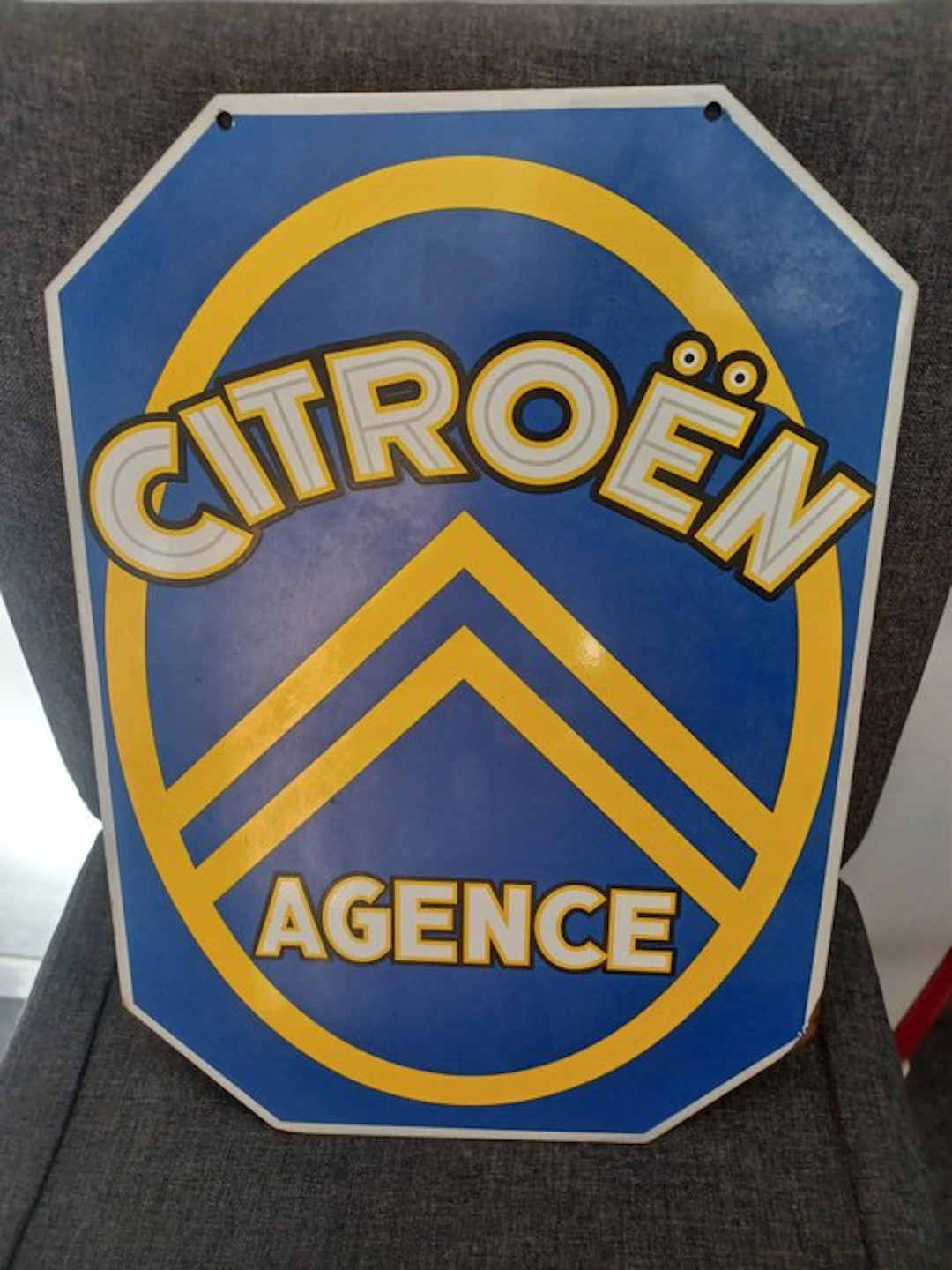 Citroën agence - advertising sign - Advertising sign - Steel, enameled