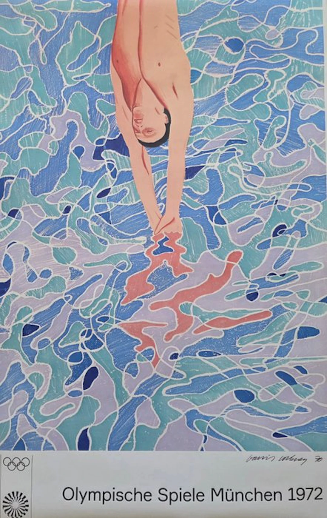 David Hockney (1937-2026) -Affiche originale en...