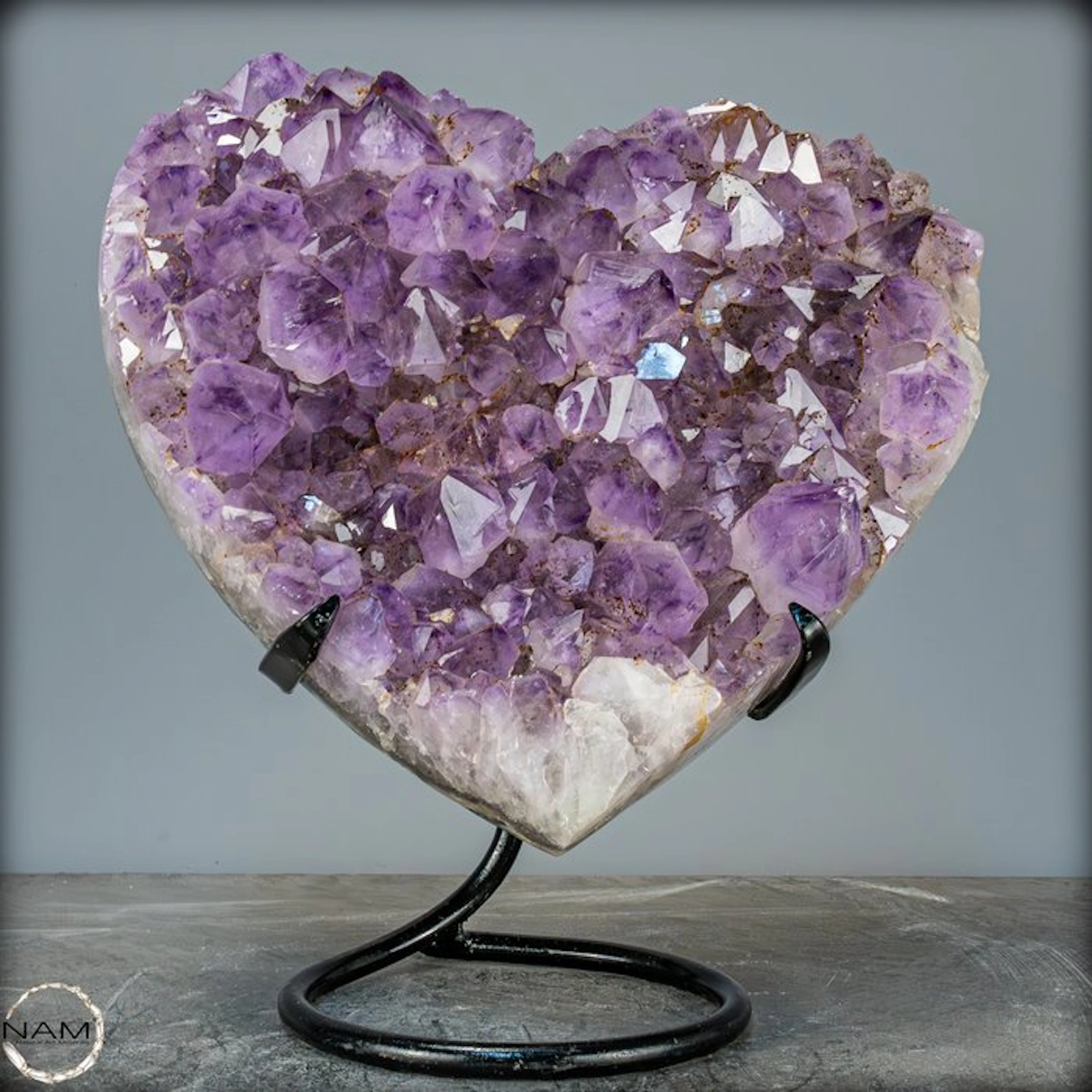 Fantastic amethyst druzy on a stand Anahi Mines, Bolivia- 8058.14 g