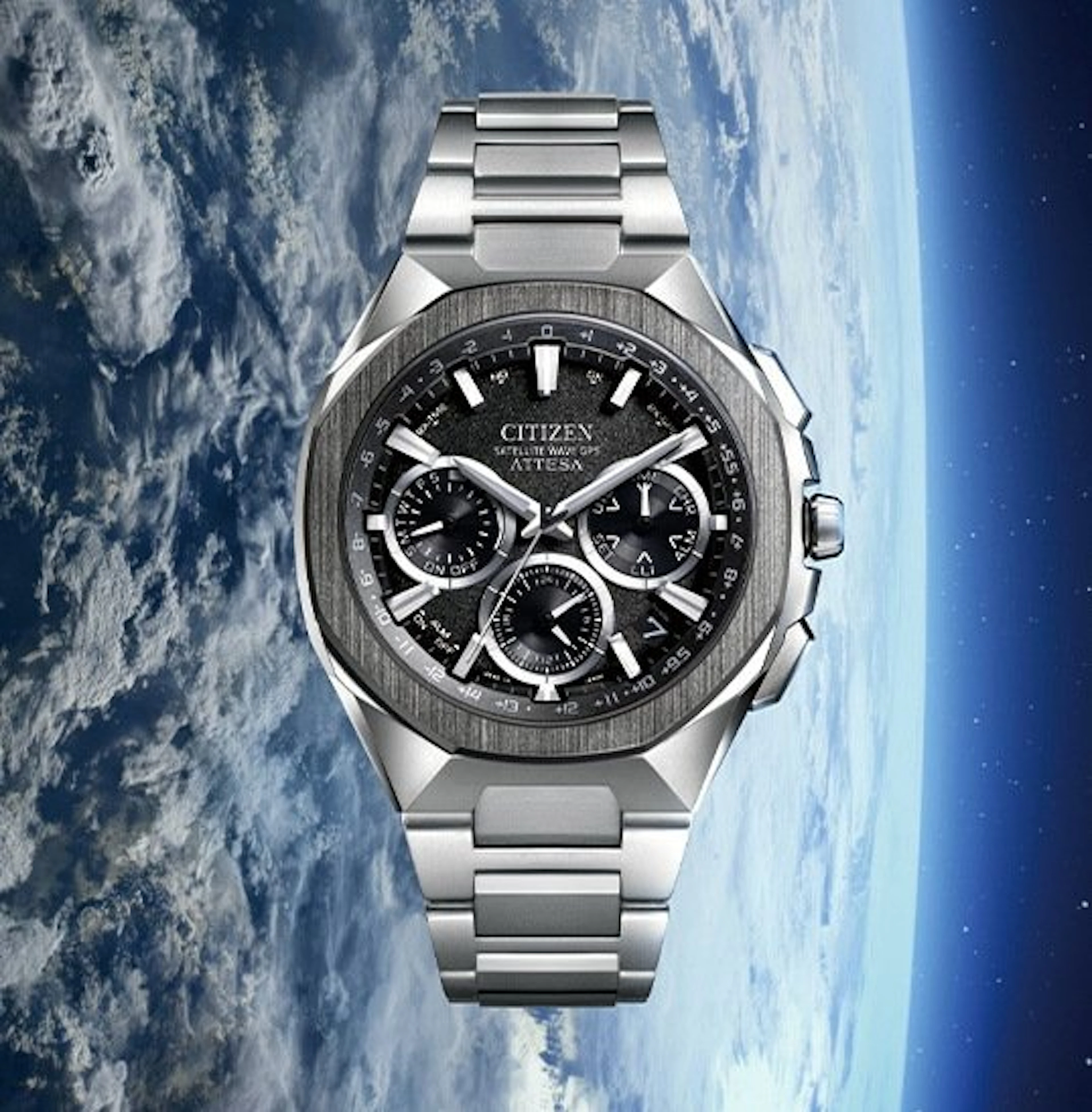 Citizen - Collezione Attesa Spaceship F950 Satellite Wave...