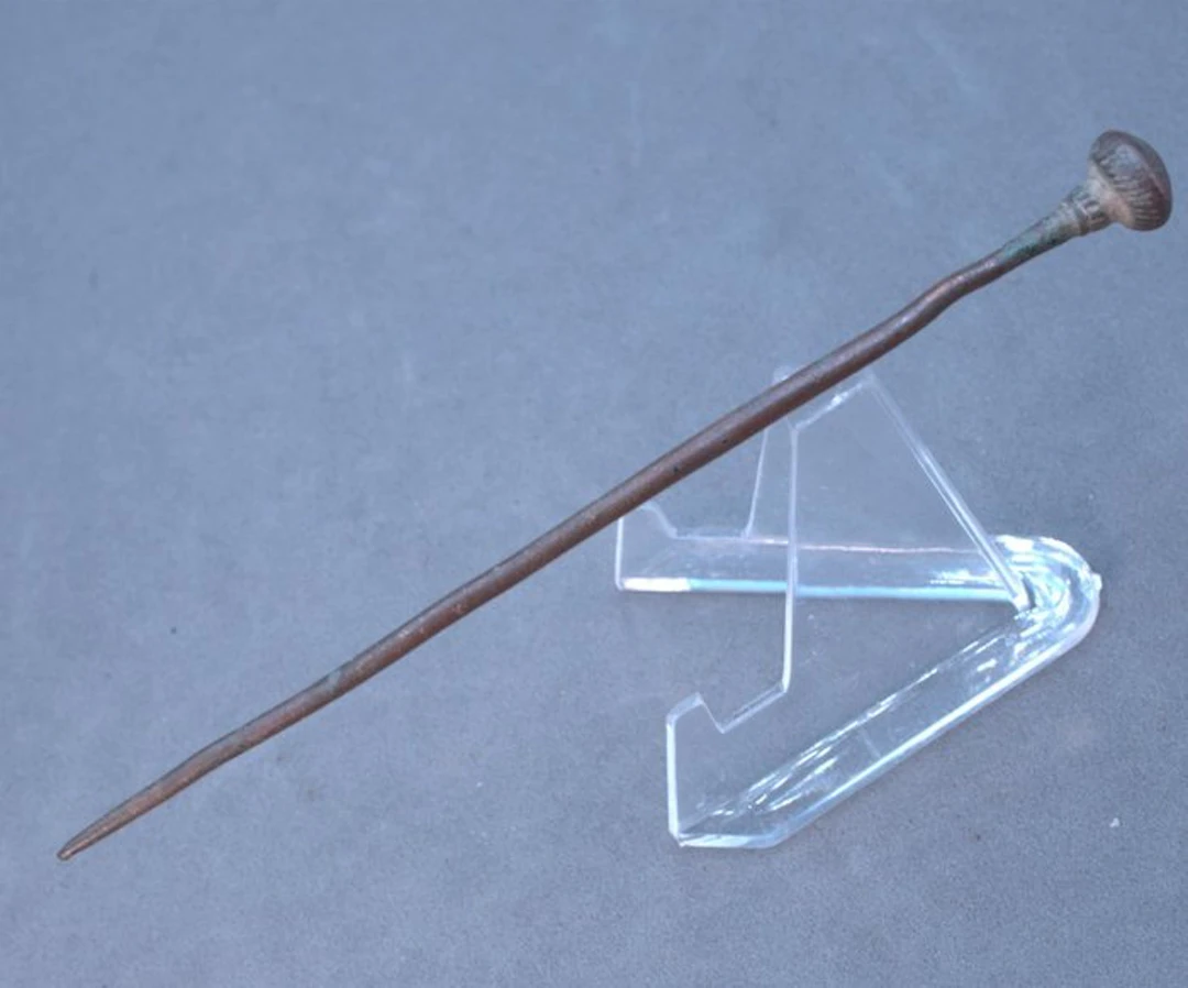 Ancient Roman Bronze Hairpin - 126 mm
