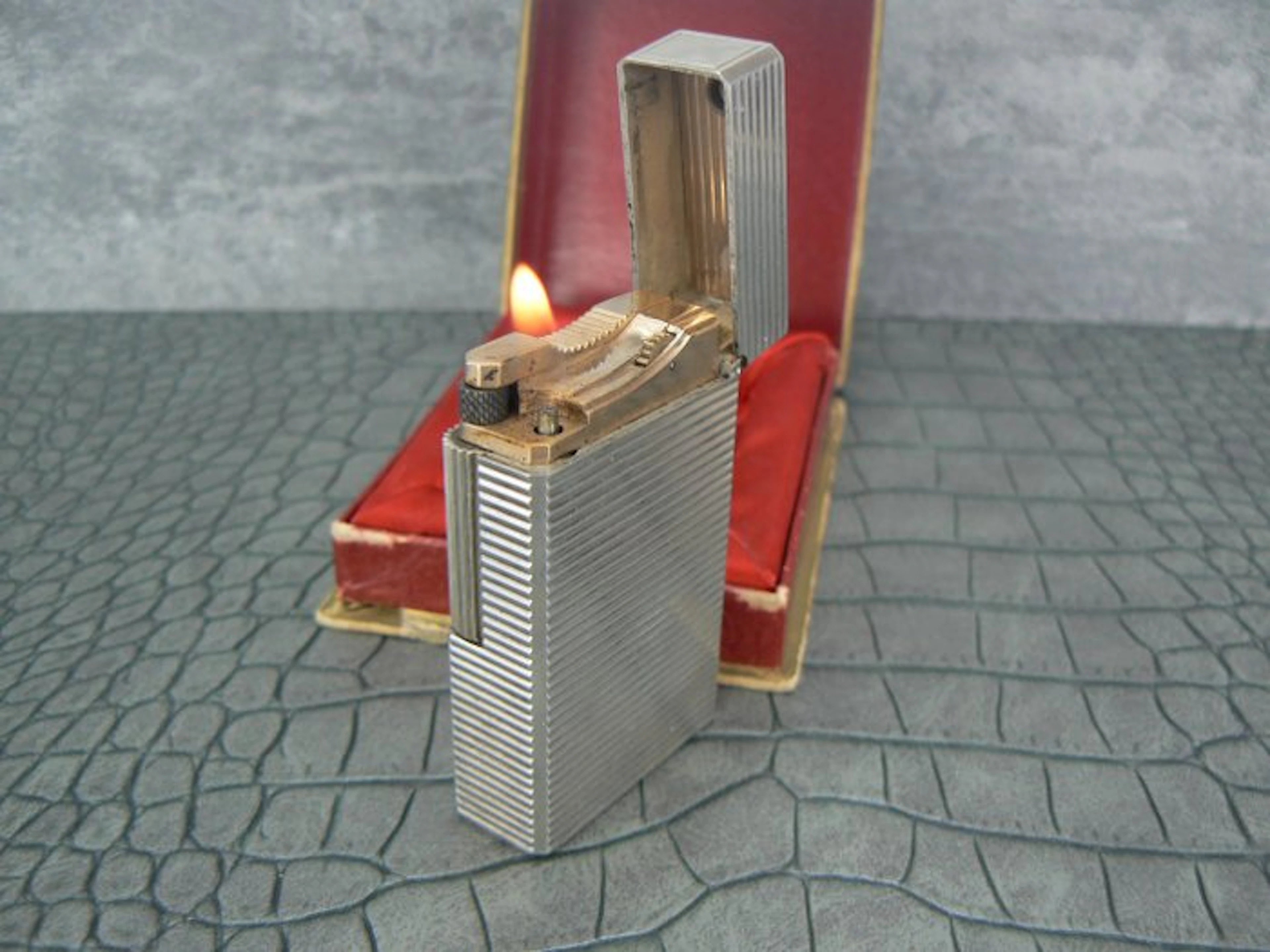 S.T. Dupont - Line 1 - Pocket lighter - Silver plated