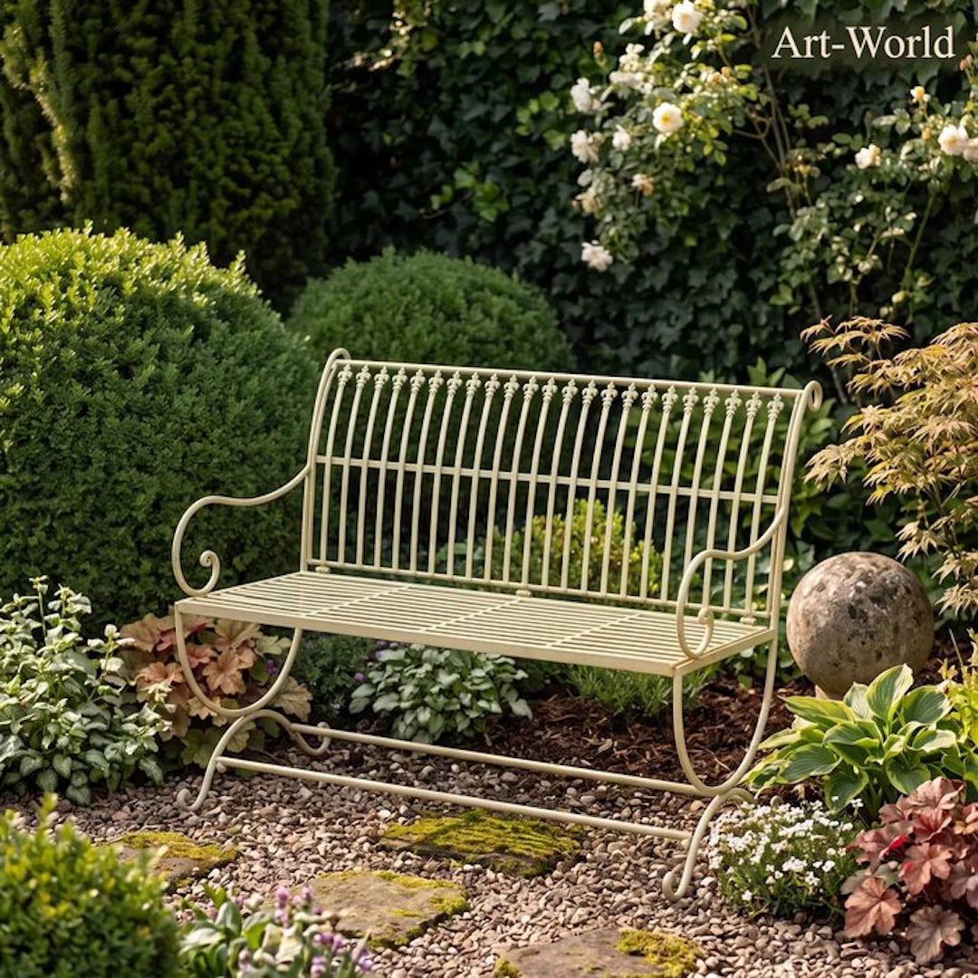 Bench - Iron - Reddish Green