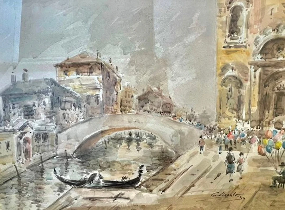 G. Ligonto (XX) - Veduta di Venezia