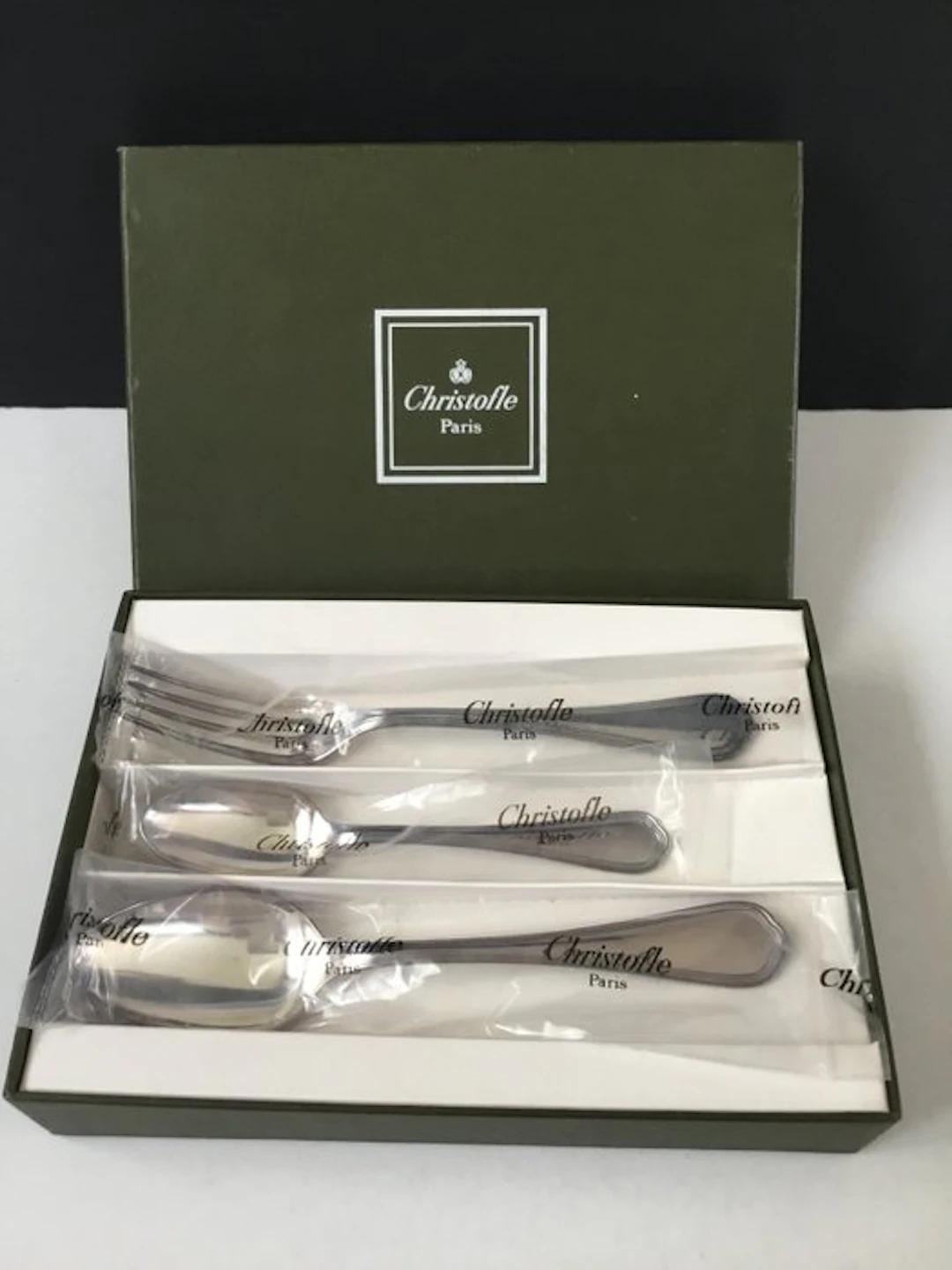 Christofle - Cutlery set (3) - Silverplated - Original box