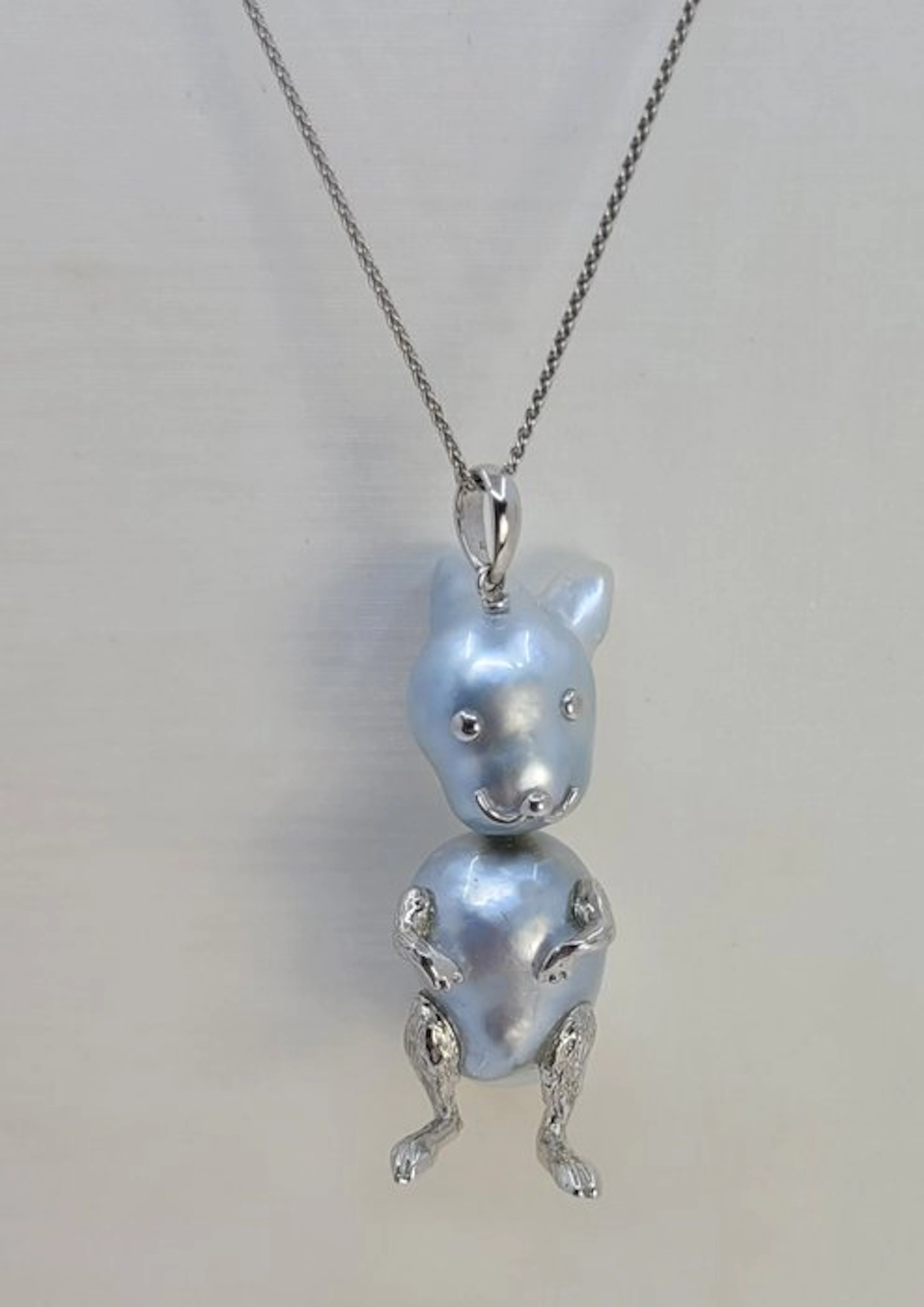 Necklace with pendant - 18 kt