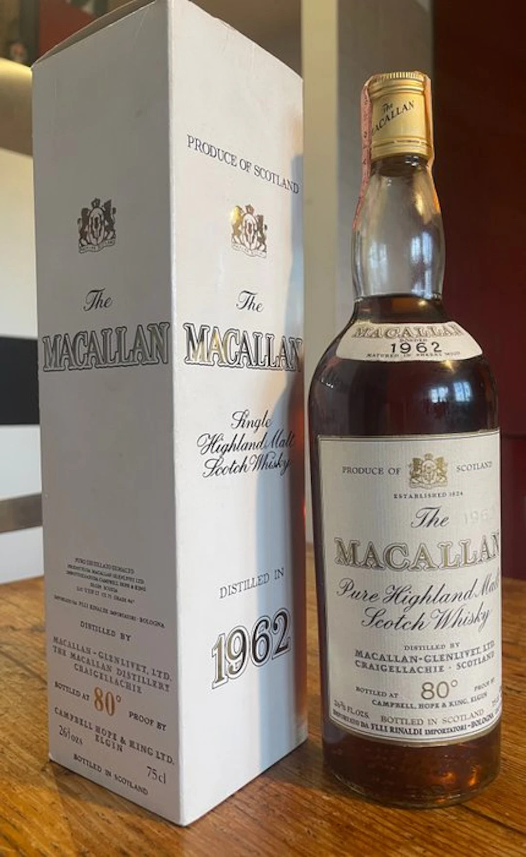 Macallan 1962 Campbell, Hope & King - b. late 1970s - 75cl