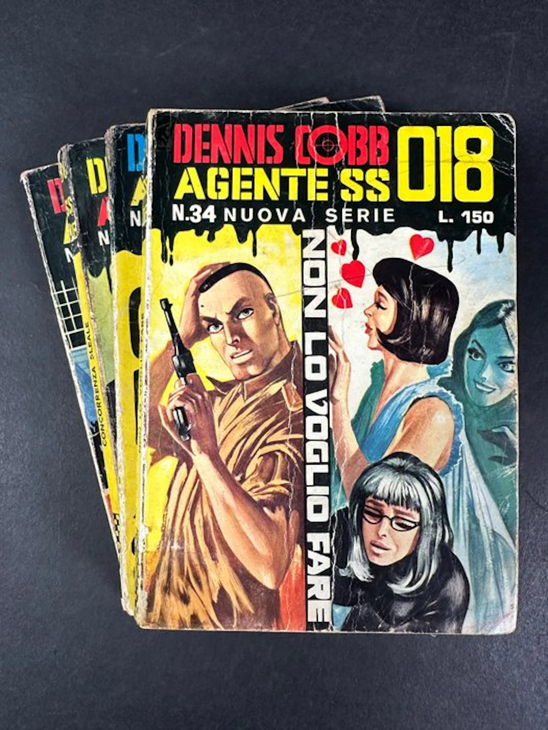 Dennis Cobb nn. 34, 35, 36, 37 - 4 Comic - First edition - 1967