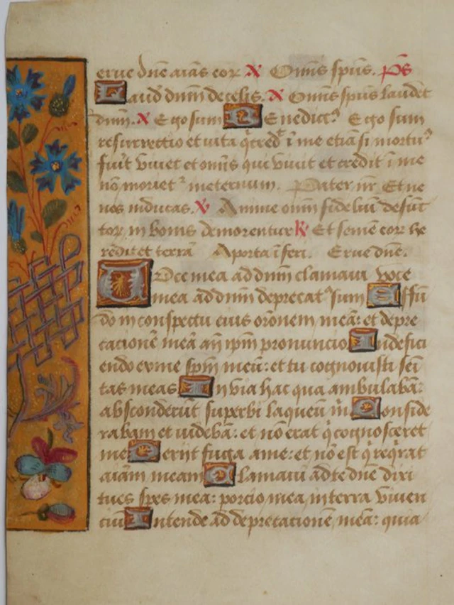 Anoniem - [Nederlands] Manuscript sheet from a Book of...
