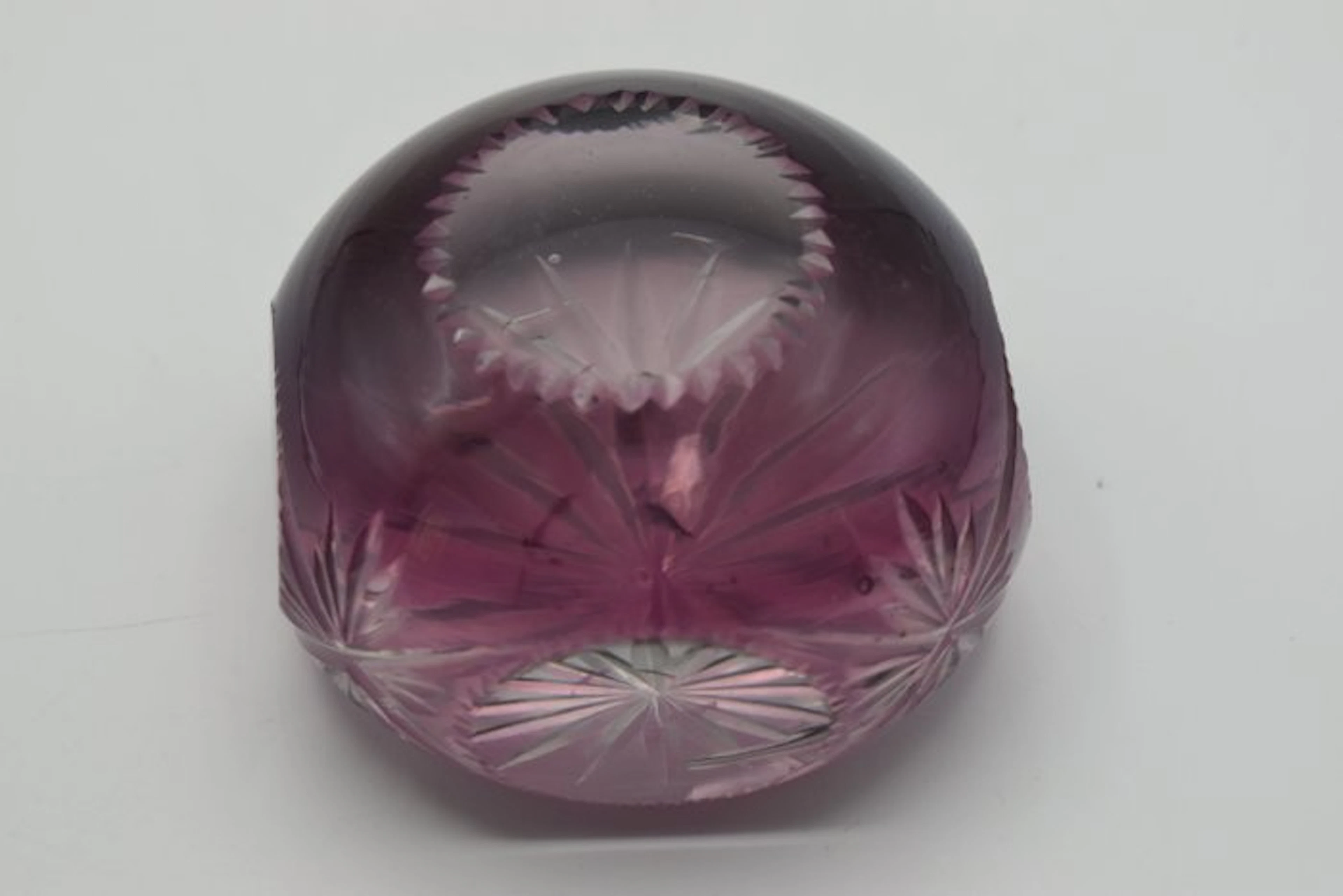 Val Saint Lambert - Paperweight - rare couleur - Crystal