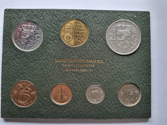 Netherlands. Juliana. Jaarset Jacques Schulman 1969 Haan (No reserve price)