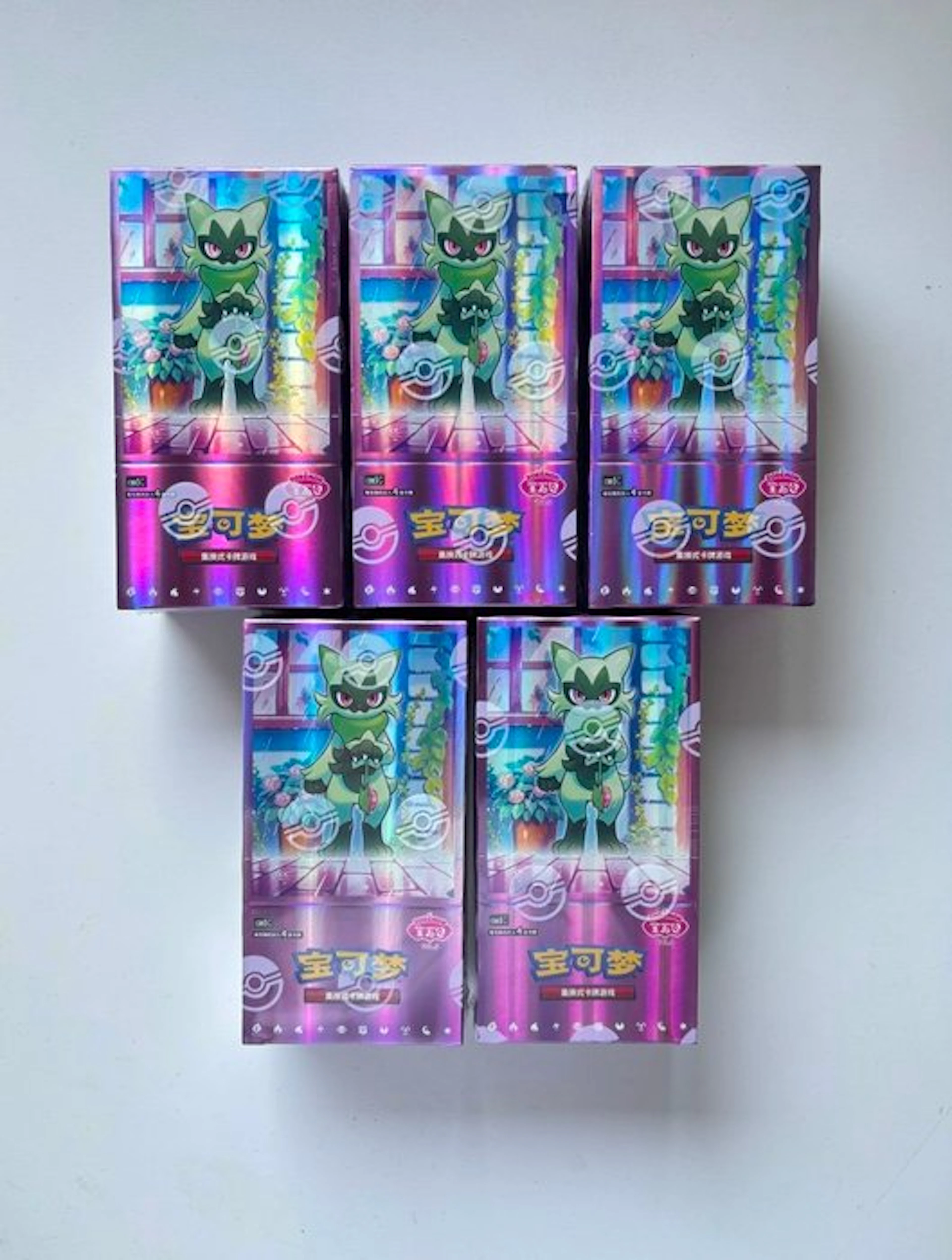 Pokémon - 5 Box - Pokemon Gem Pack Vol.5 Box Simplified...