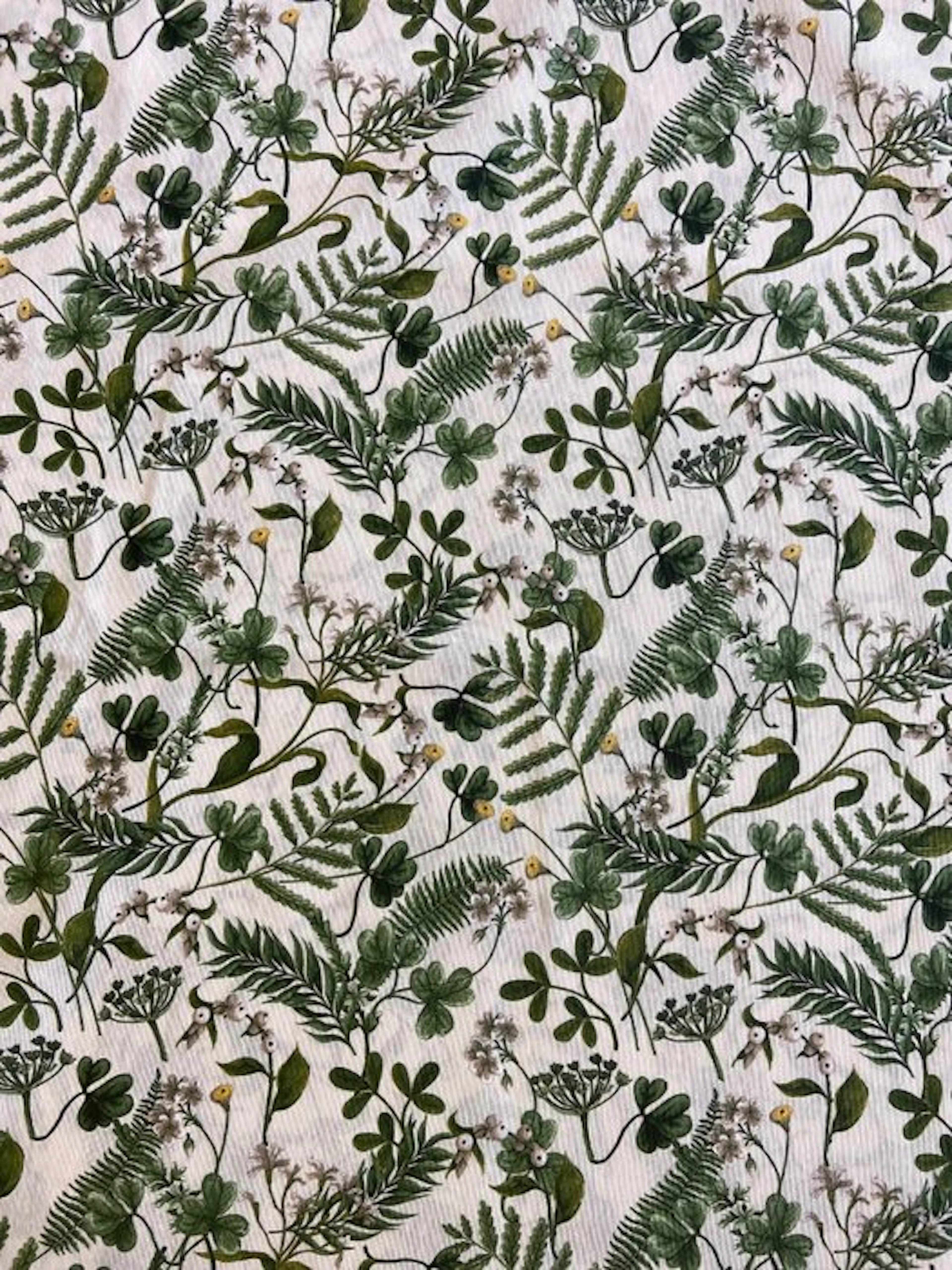 949★ Exclusive field-flower pattern fabric in double-height